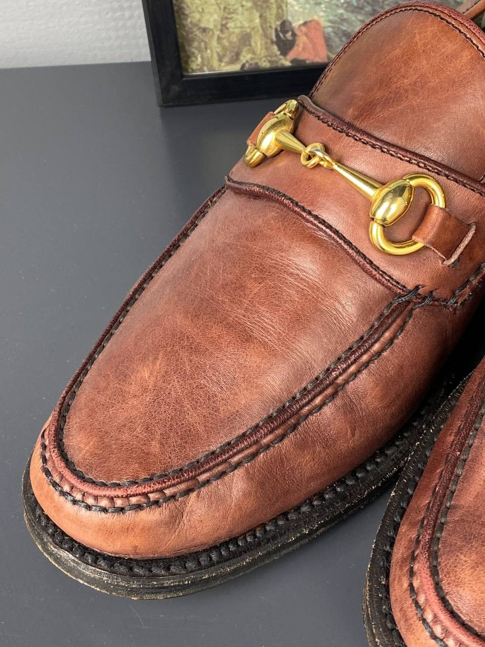 Church's Handmade Churchs gold horsebit loafers, Made in Italy Size US 8 / EU 41 - 5 Thumbnail