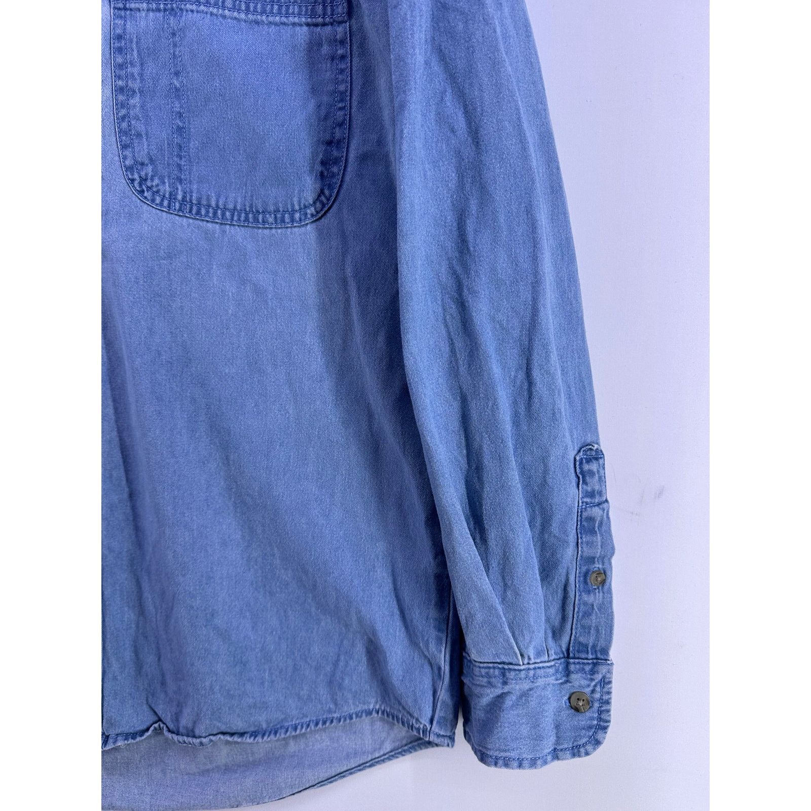 Wrangler Wrangler Rugged Wear Demin Long Sleeve Shirt Size Medium Size US M / EU 48-50 / 2 - 5 Thumbnail