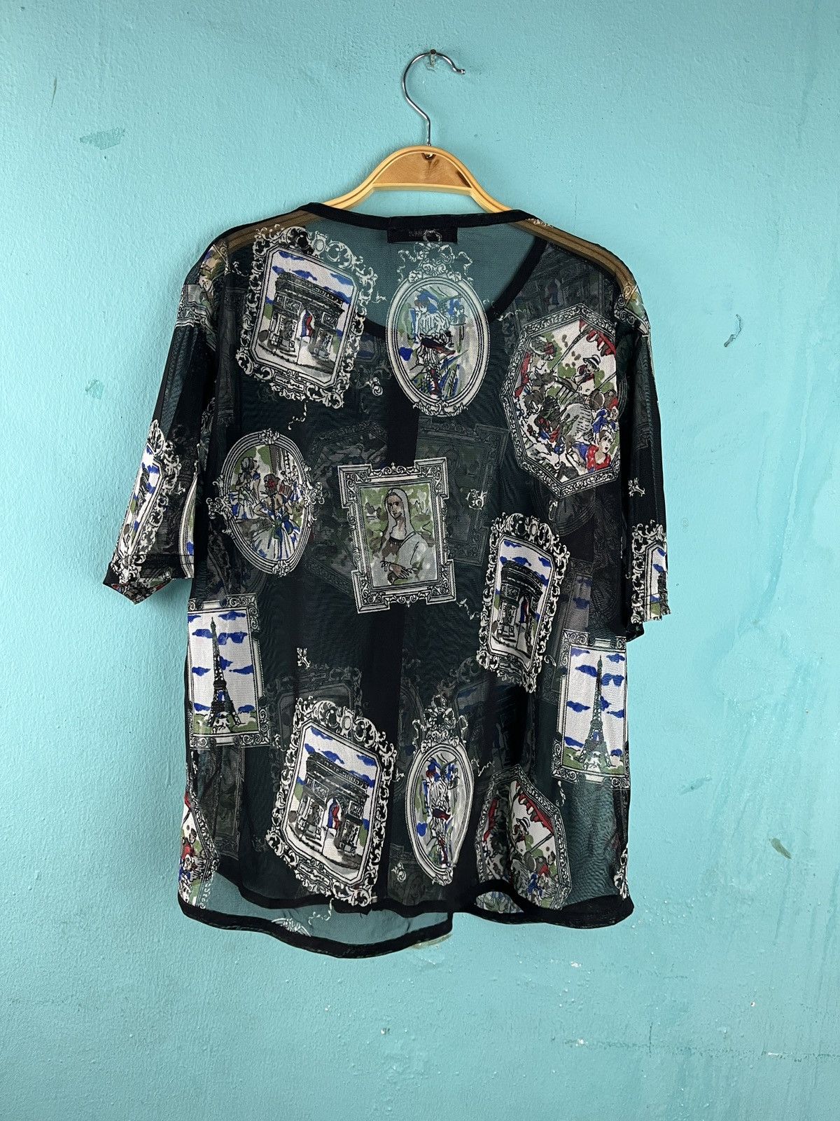 Japanese Brand Pursuit De Ideal Art Zip Up See Through Top Size XL / US 12-14 / IT 48-50 - 2 Thumbnail