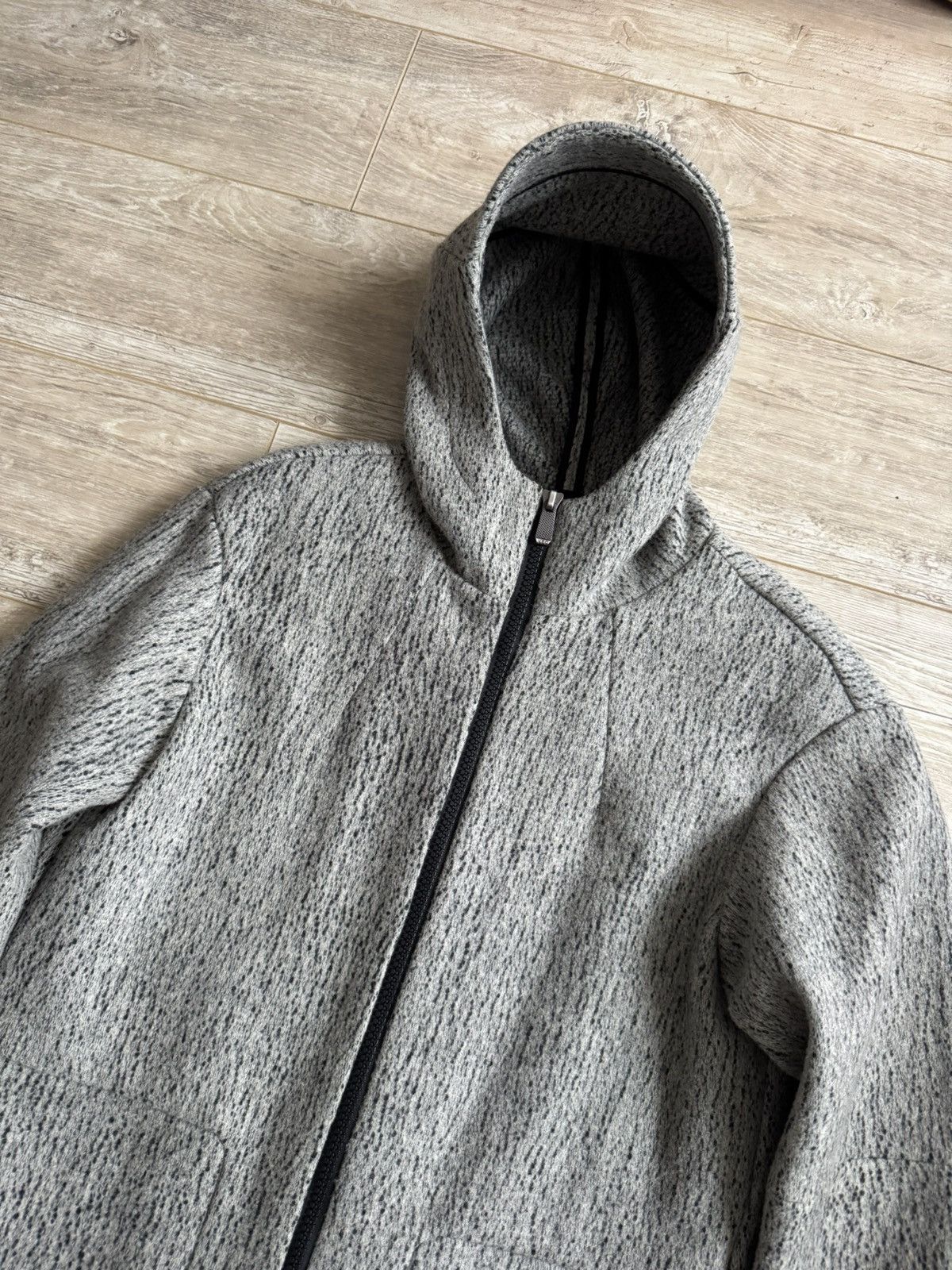 Norse Projects Norse Projects Signet Felt Hooded Coat – Grey Wool Size XS / US 0-2 / IT 36-38 - 5 Thumbnail