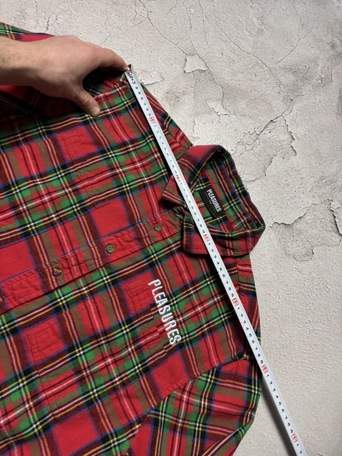 Pleasures PLEASURES Take The Law Into Your Own Plaid Button Up Shirt Size US L / EU 52-54 / 3 - 8 Thumbnail