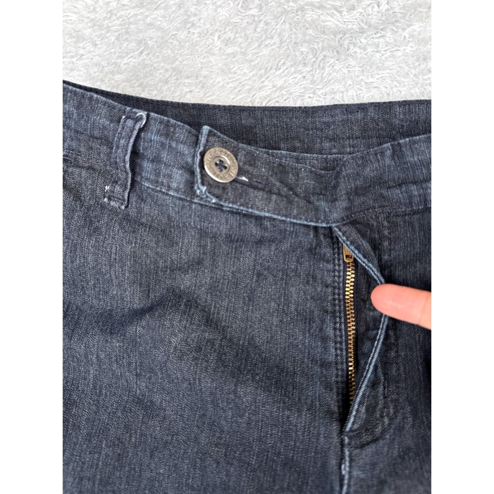 Vintage VINTAGE Style&co. Jeans Women Capri 14 Blue Denim High Rise 5-Pocket Cotton Blend Size 34 in Size 36" / US 14 / IT 50 - 5 Thumbnail