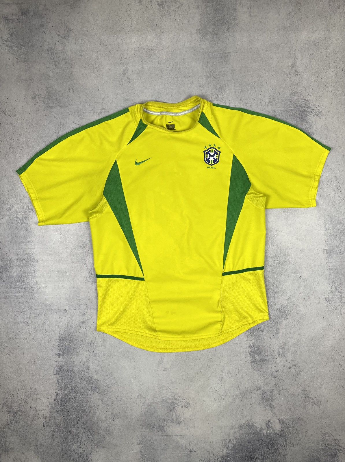Nike × Vintage Vintage 00s Nike Brazil Hational Team Soccer Jersey Shirt Size US L / EU 52-54 / 3 - 2 Thumbnail