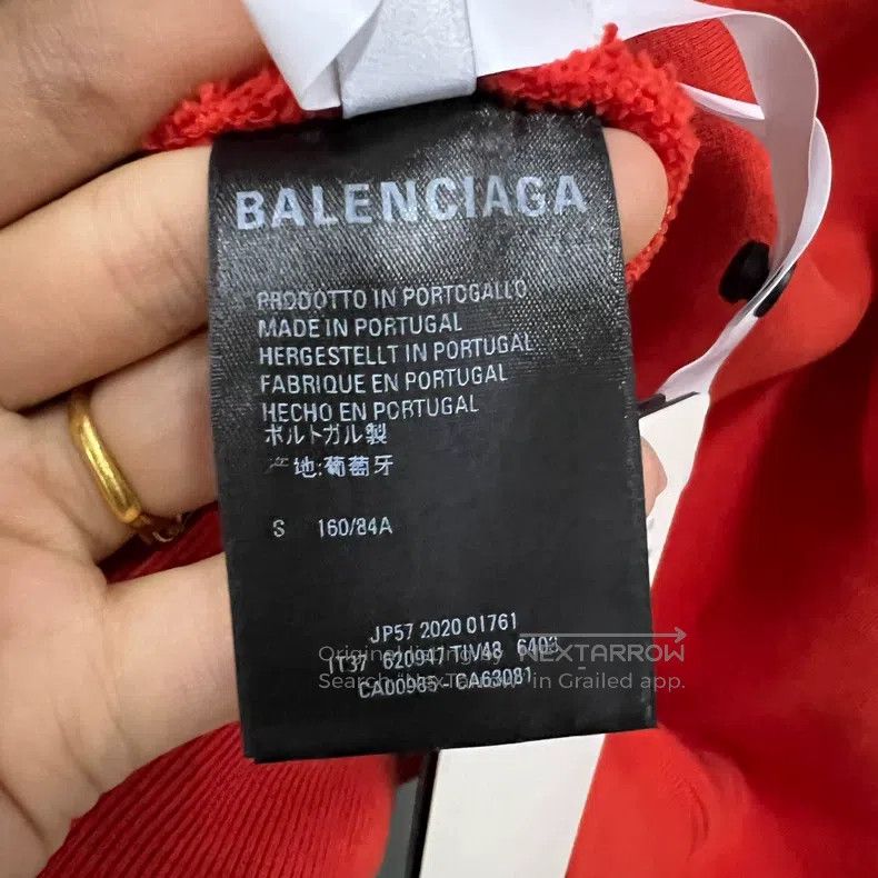 Balenciaga Balenciaga Band Hoodie Size US S / EU 44-46 / 1 - 4 Thumbnail