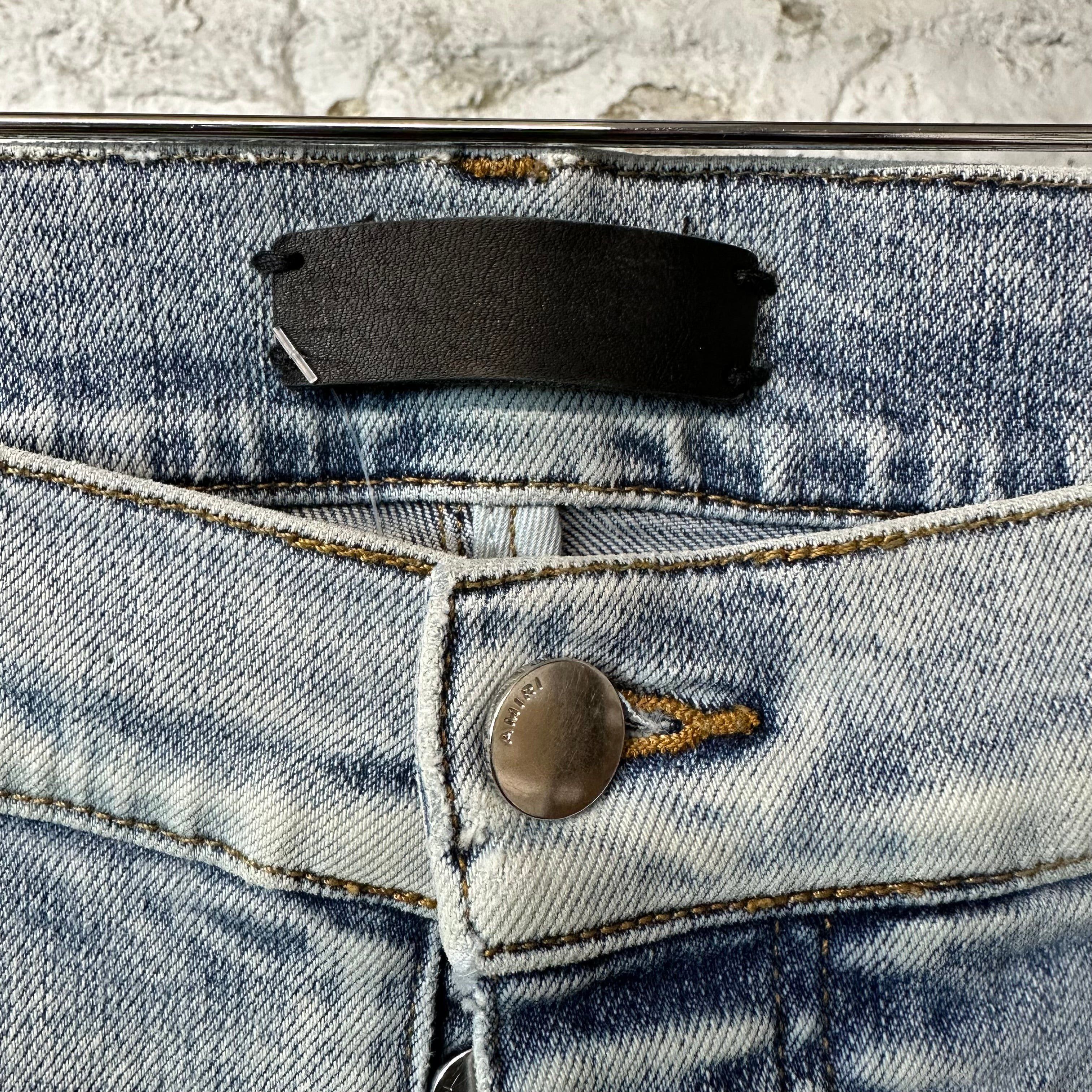 Amiri Amiri Plain Washed Blue Denim Jeans Sz 36 Size US 36 / EU 52 - 3 Thumbnail