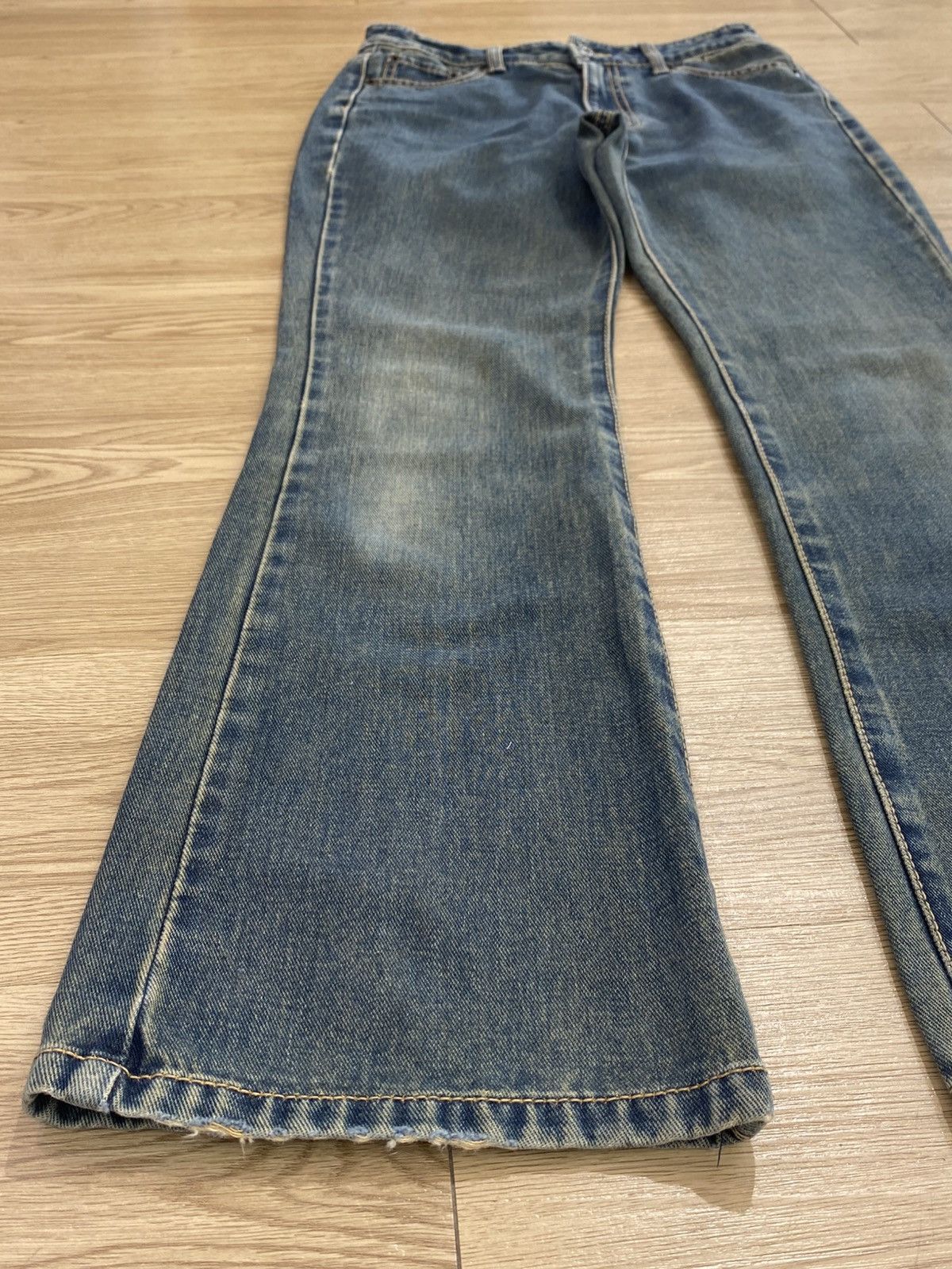 Japanese Brand Japanese Brand Grunge Flare Jeans Size US 28 / EU 44 - 5 Thumbnail