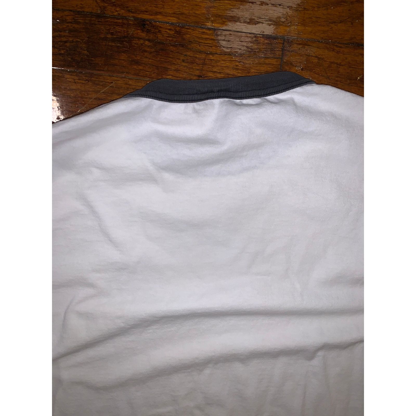 Adidas × Vintage Adidas 90s Ringer Long Sleeve Shirt White 2XL USA Trefoil Size US XXL / EU 58 / 5 - 10 Thumbnail