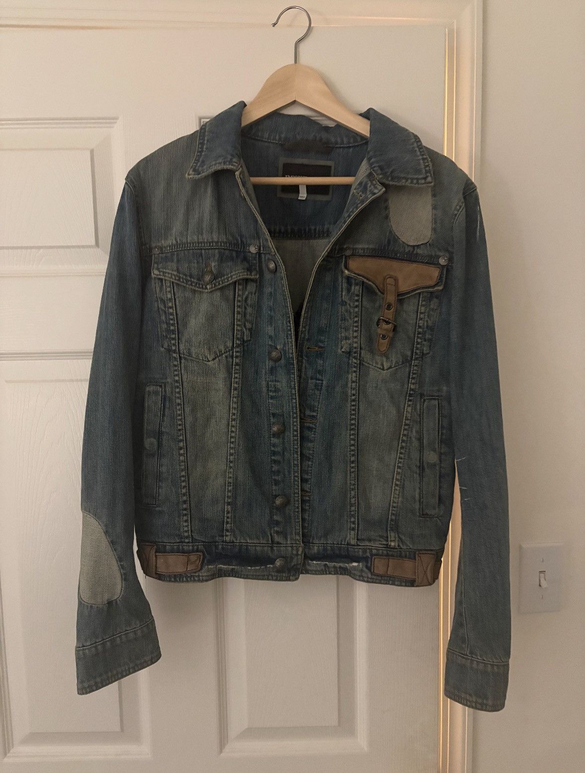 Emporio Armani Armani Vintage Denim Jacket Size US S / EU 44-46 / 1 - 1 Thumbnail