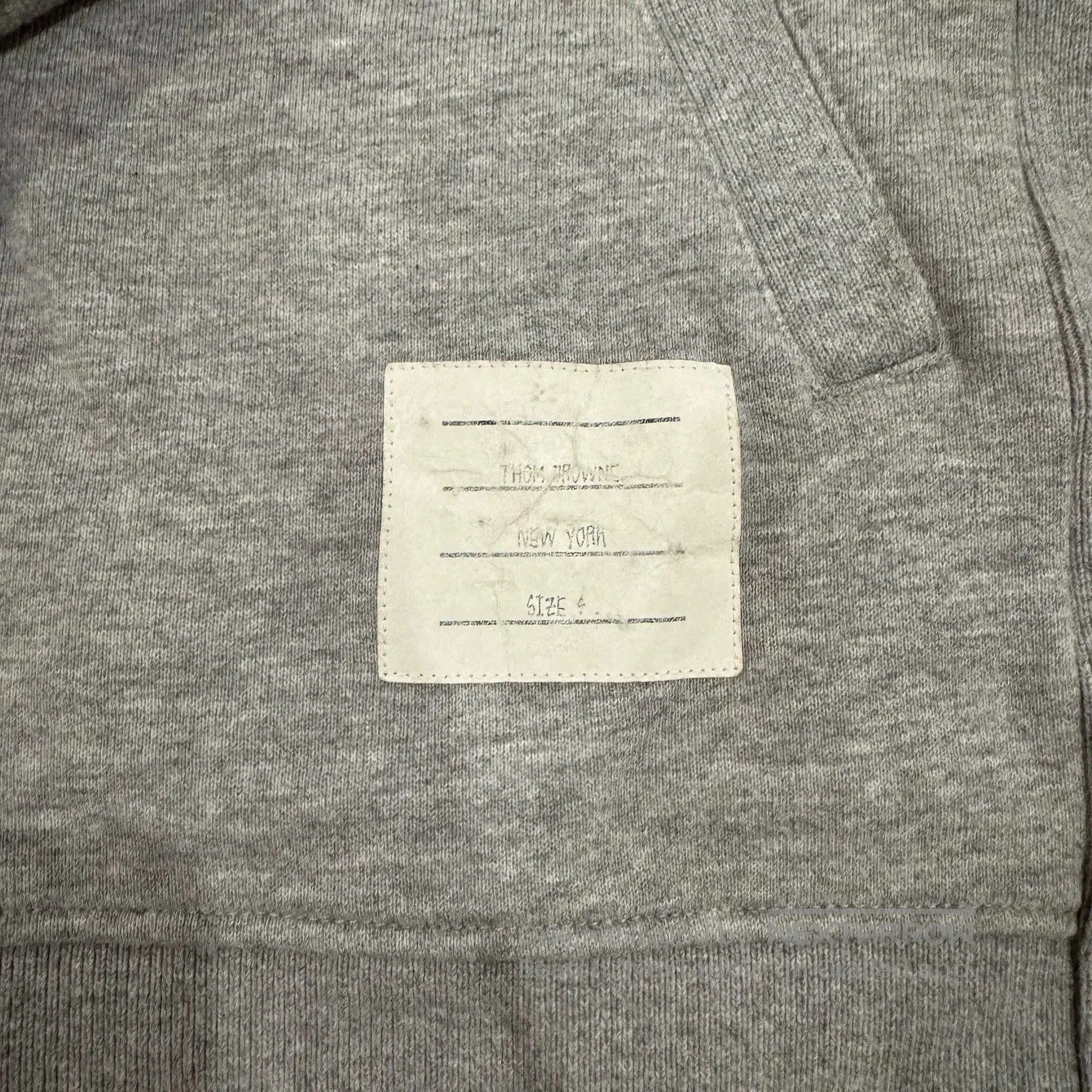 Thom Browne Thom Browne Gray Zip Hoodie. Size US M / EU 48-50 / 2 - 2 Thumbnail