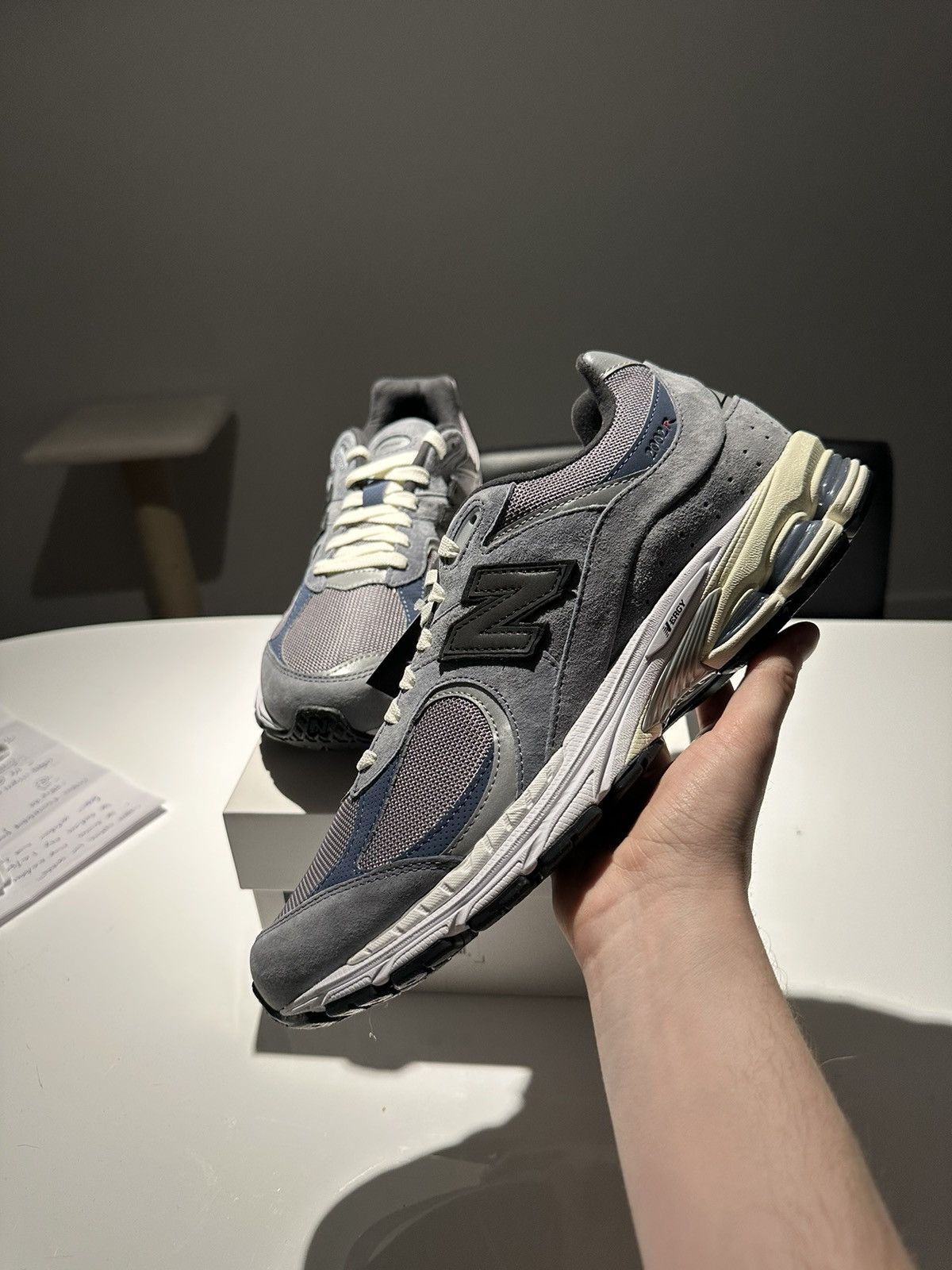 New Balance JJJJound New Balance 2002R Storm Blue | Grailed