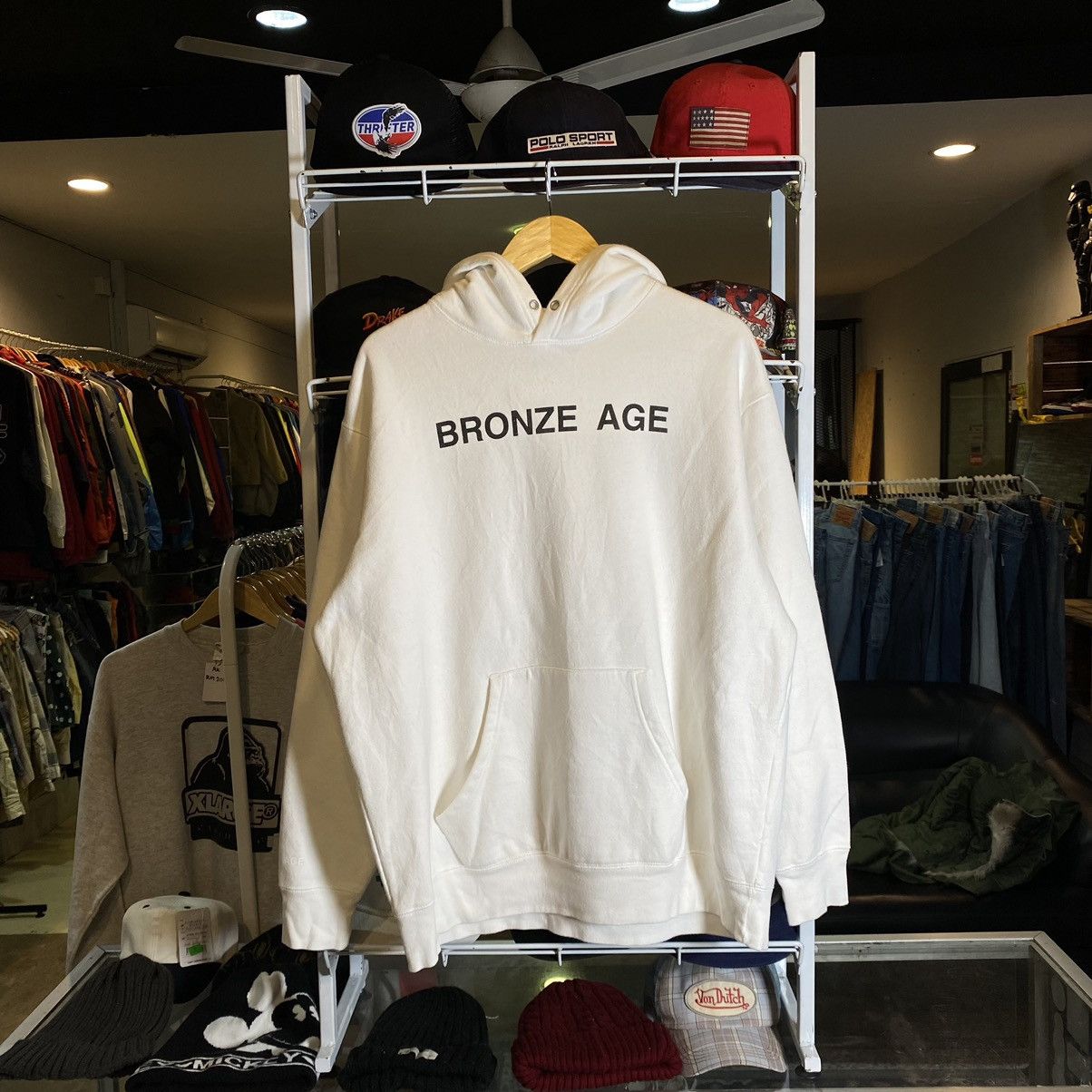 Japanese Brand BRONZE AGE Azul by Moussy Oversized Hoodie Size US XL / EU 56 / 4 - 2 Thumbnail
