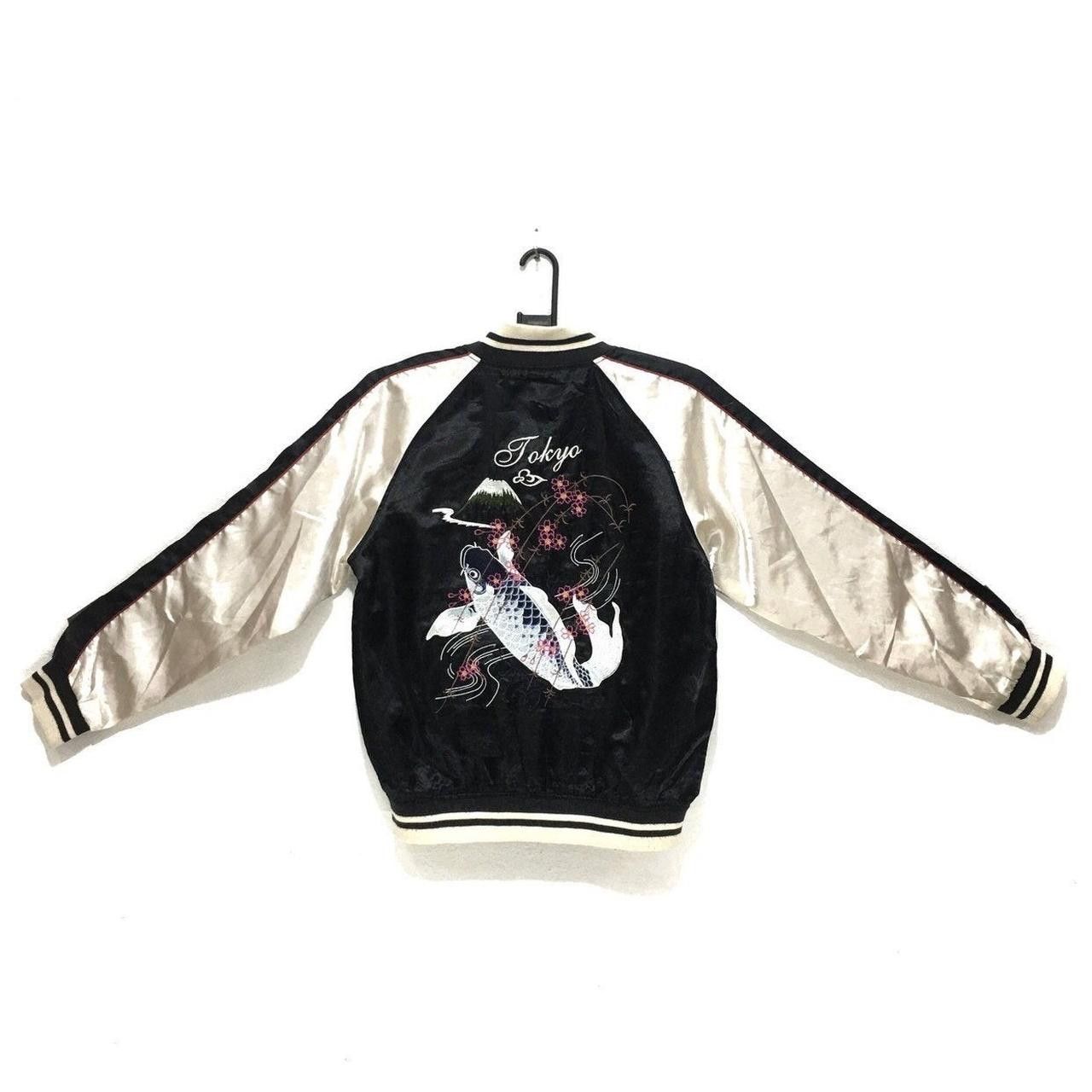 Vintage Vintage SUKAJAN Japanese Traditional Koi Fish Embroidery Size M / US 6-8 / IT 42-44 - 1 Thumbnail