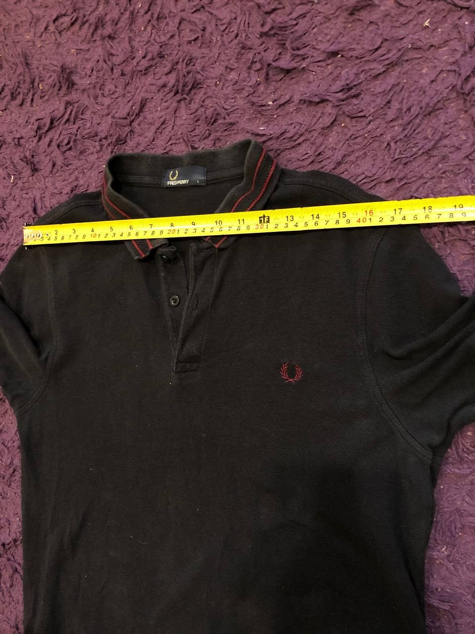 Fred Perry Vintage Streetwear T-Shirt Fred Perry polos black logo Size US L / EU 52-54 / 3 - 11 Thumbnail