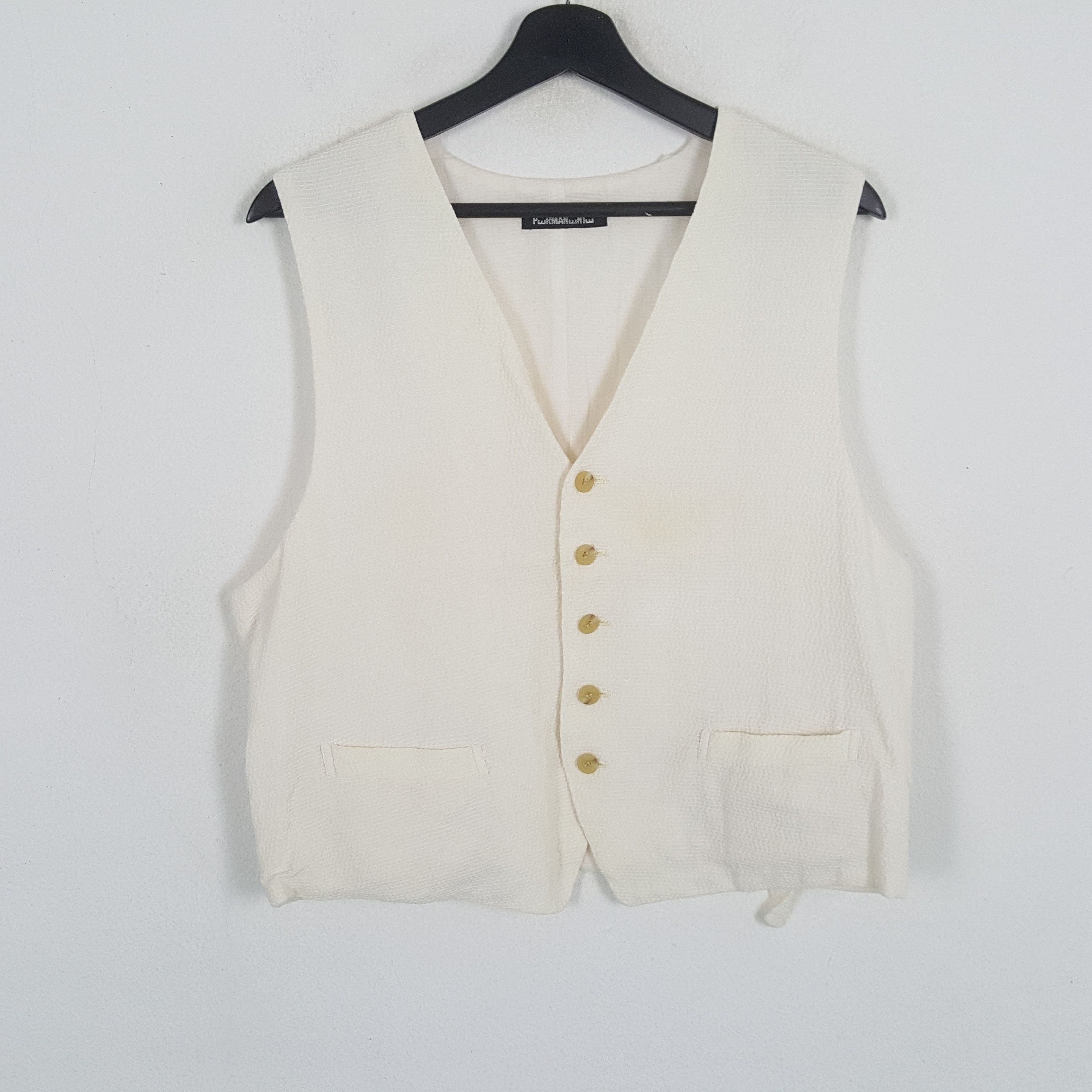 Issey Miyake × Japanese Brand × Vintage ISSEY MIYAKE Japanese Designer Fashion Style Vest Size S / US 4 / IT 40 - 1 Thumbnail