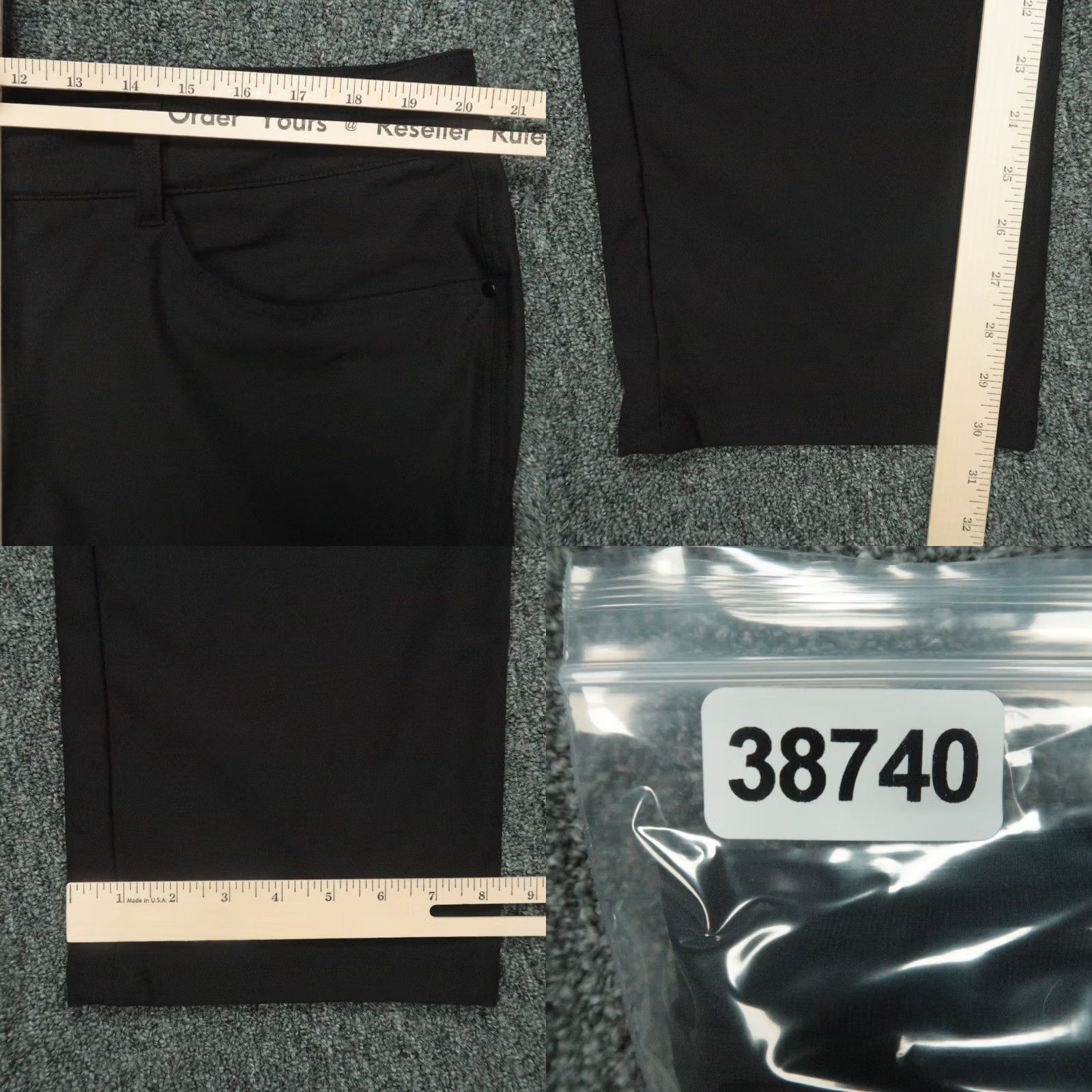 Lululemon Lululemon Pants Mens 40x31 Black ABC Relaxed Fit 5 Pocket Trouser Warpstreme Chino Size US 40 / EU 56 - 8 Thumbnail