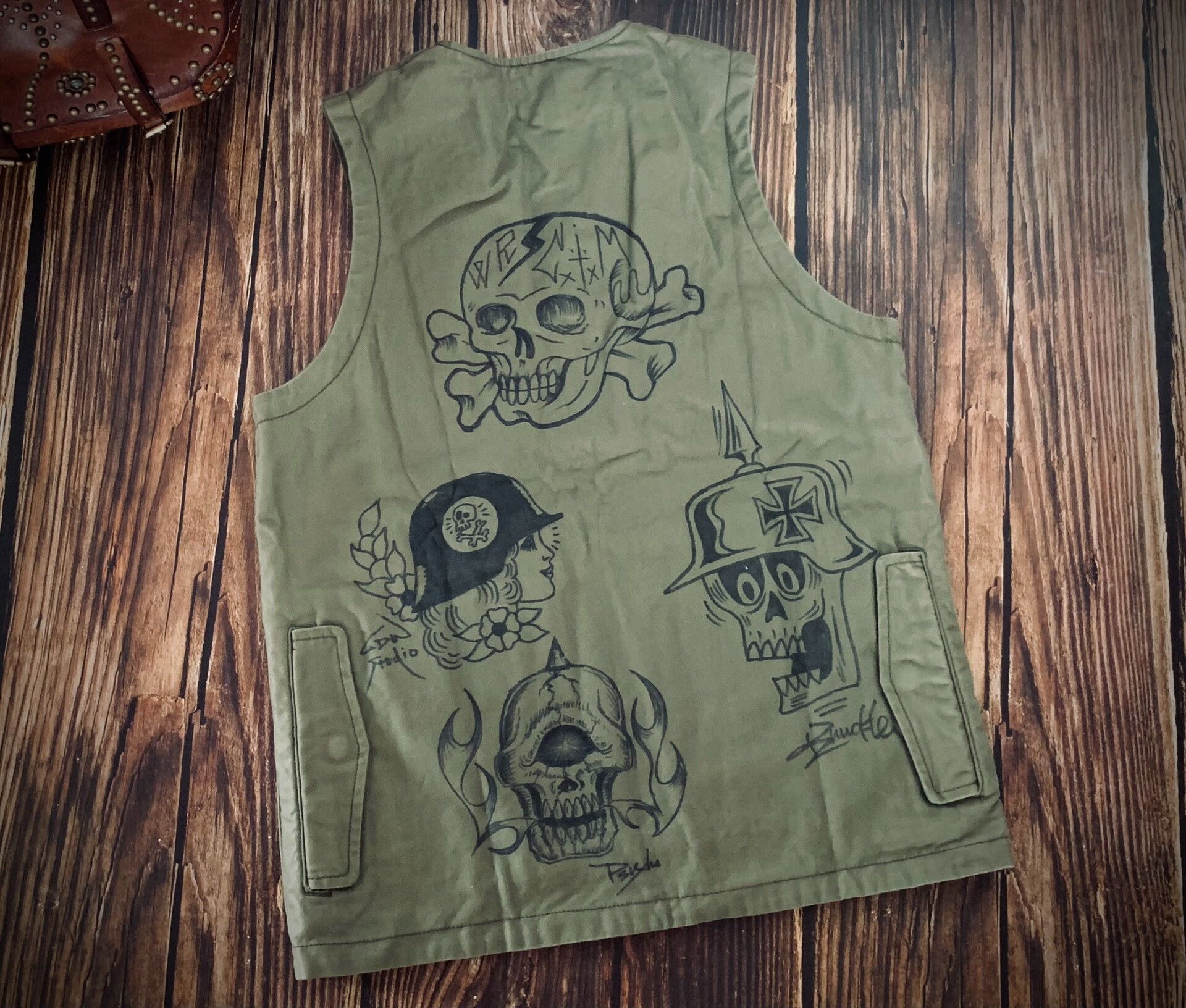 Westride Riding Vest with Hand-Painted Design
