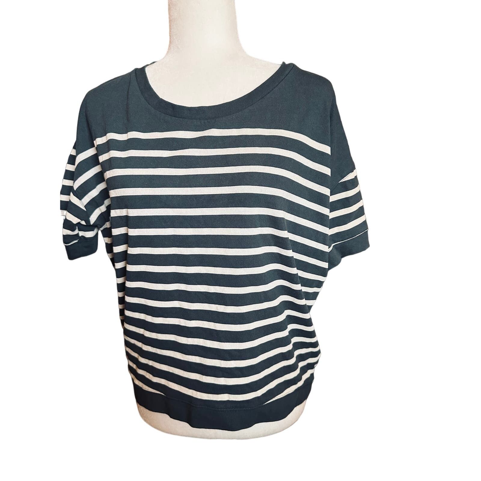 Sundry Sundry Blue Stripe Top, Size Small, NWT Size S / US 4 / IT 40 - 1 Thumbnail