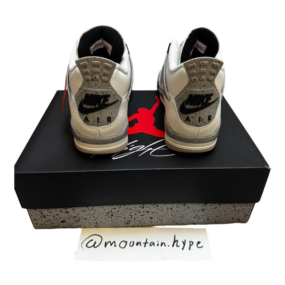 Jordan Brand × Nike Jordan 4 Retro White Cement 2025 Size US 9.5 / EU 42-43 - 4 Thumbnail