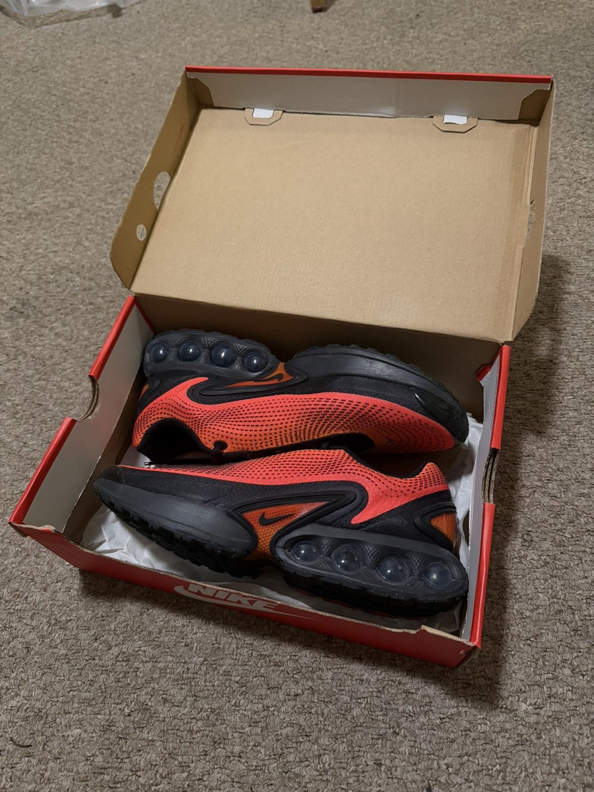 Nike Nike Air Max DN Total Orange Black Size US 10.5 / EU 43-44 - 2 Thumbnail