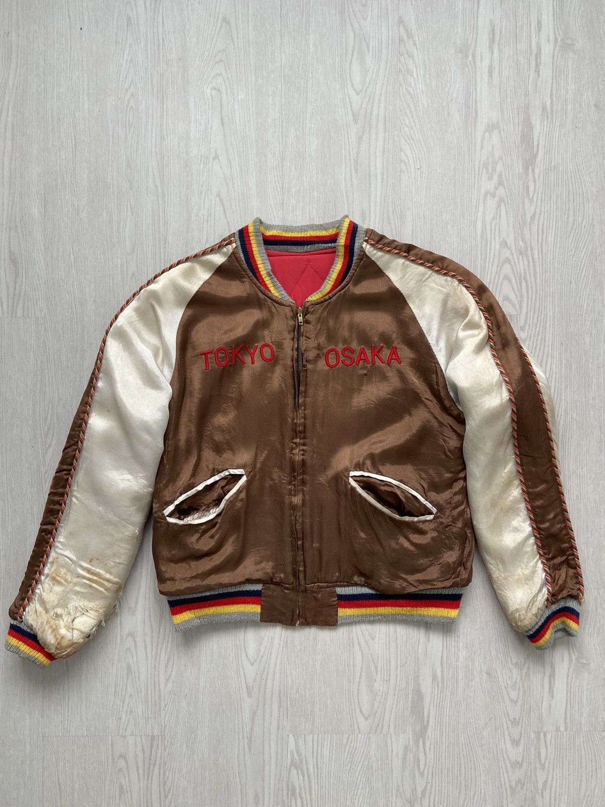 Evisu Vintage 2000’s Evisu Skeleton ‘Dow Luck’ Reversible Jacket Size US M / EU 48-50 / 2 - 8 Thumbnail