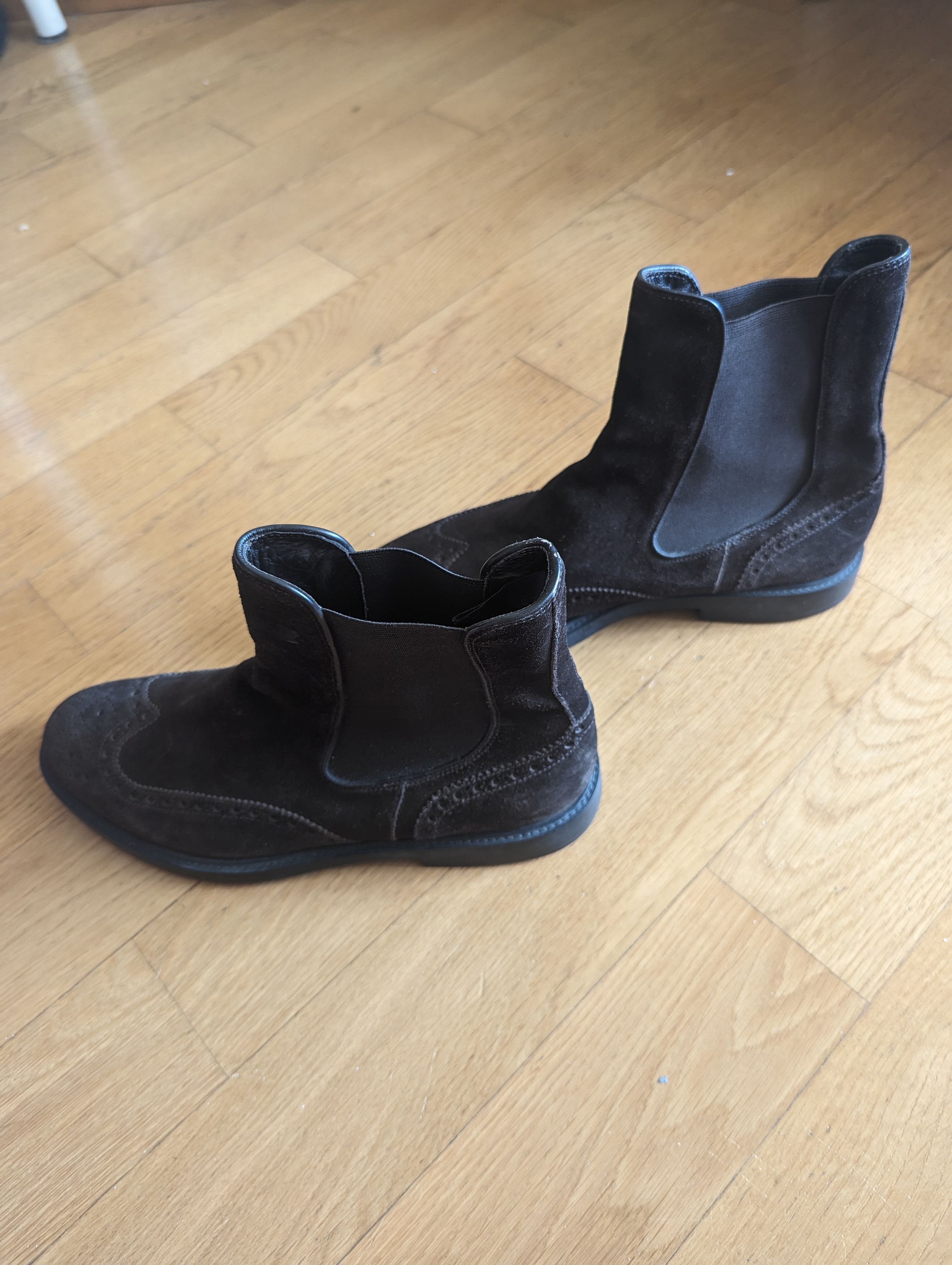 Fratelli Rossetti × Handmade Fratelli Rossetti Chelsea Boots 8UK Size US 9 / EU 42 - 3 Thumbnail