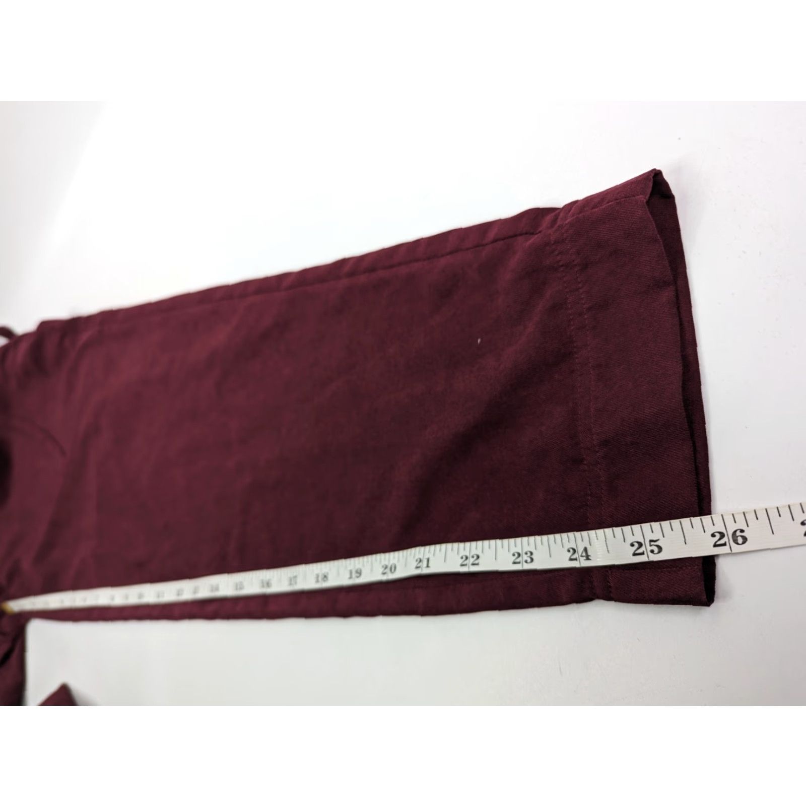 Joie NWT Joie Pants Deep Wine Paperbag Tie Belted Womens Size 00 Pull-on Size 24" / US 00 / IT 34 - 5 Thumbnail