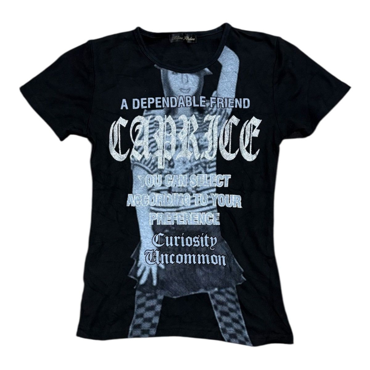 Hysteric Glamour Blue Strive pinup girl skull Anarchy Bondage poem shirt Size US S / EU 44-46 / 1 - 1 Thumbnail