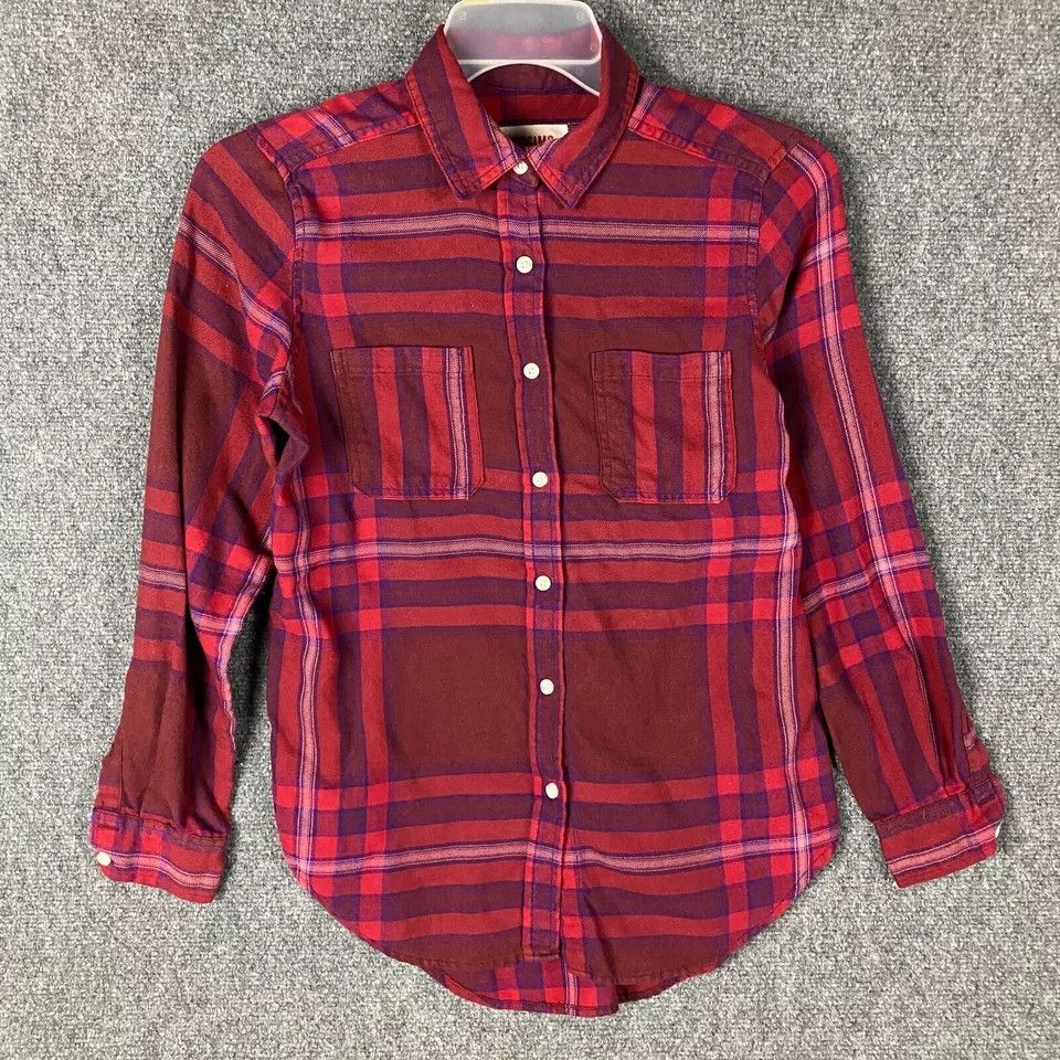 Mossimo Mossimo Button Up Top Women's XS Boyfriend Fit Long Sleeve Size XS / US 0-2 / IT 36-38 - 1 Thumbnail