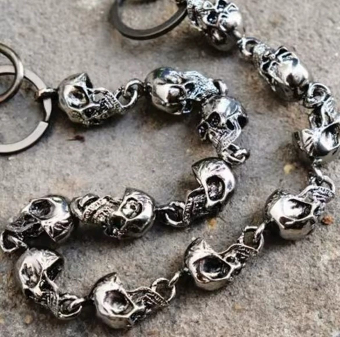 Other Gothic Punk Vintage Skull Size ONE SIZE - 6 Thumbnail