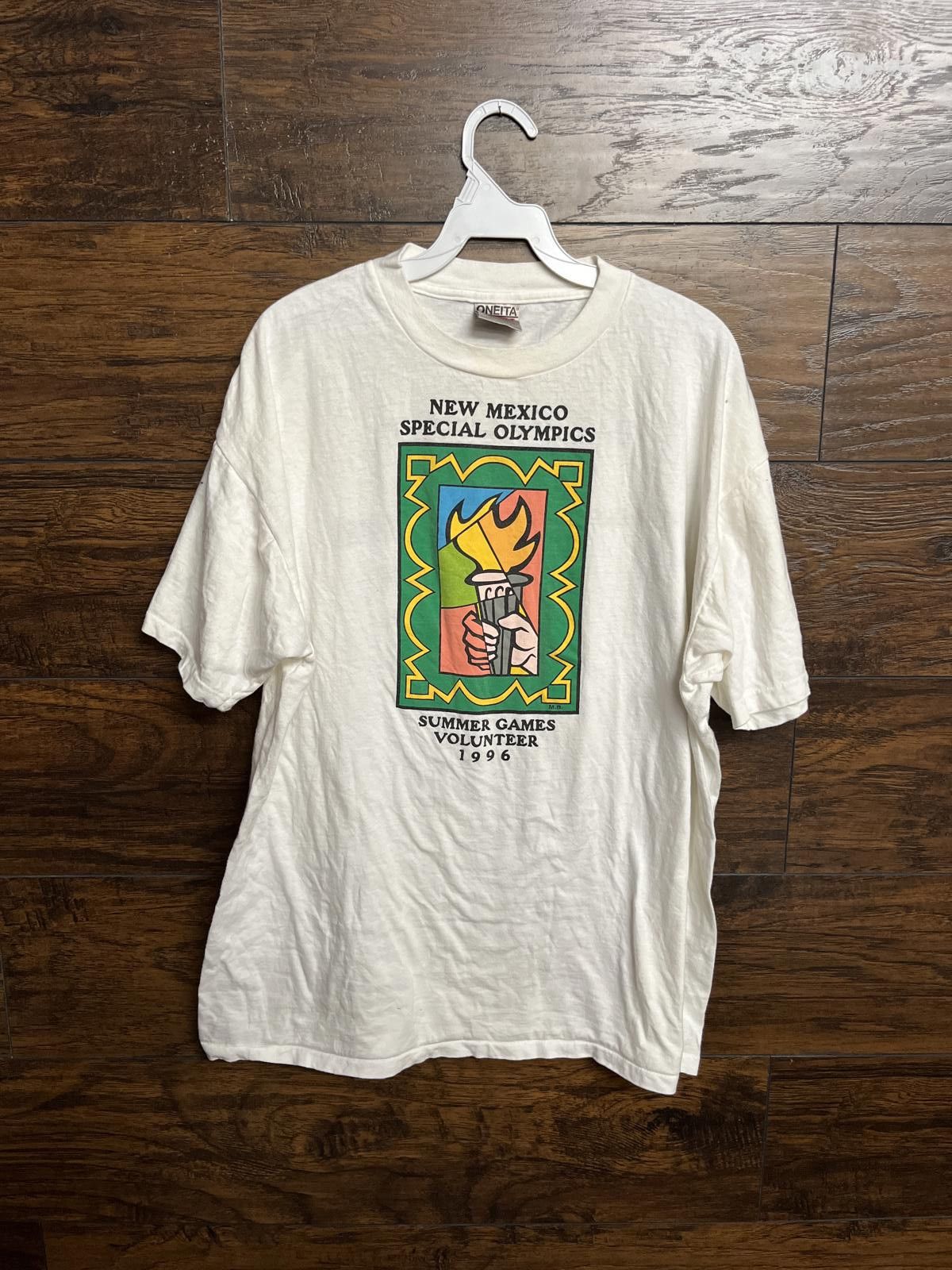 Designer VTG 1996 Special Olympics Volunteer T-shirt New Mexico Art Size US XL / EU 56 / 4 - 1 Thumbnail
