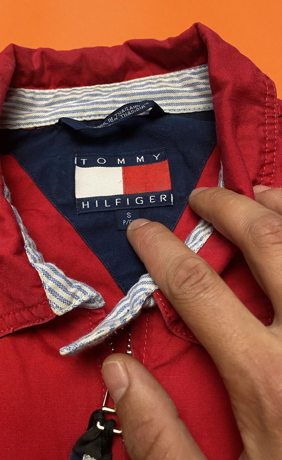 Tommy Hilfiger Vintage Tommy Hilfiger Light Jacket Size US S / EU 44-46 / 1 - 7 Thumbnail