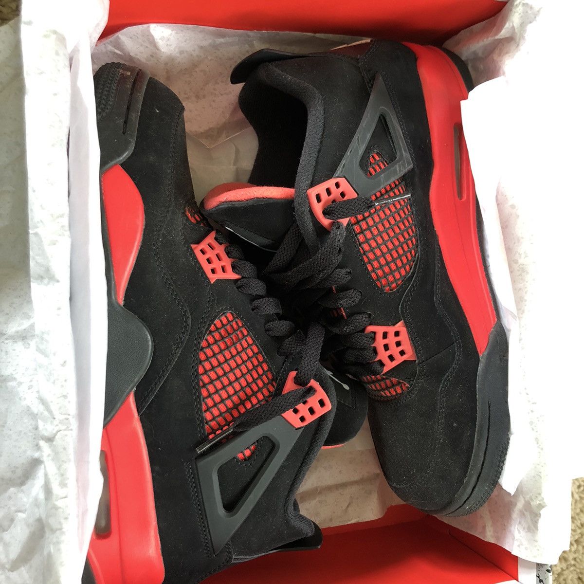 jordan 4 red thunder nike website