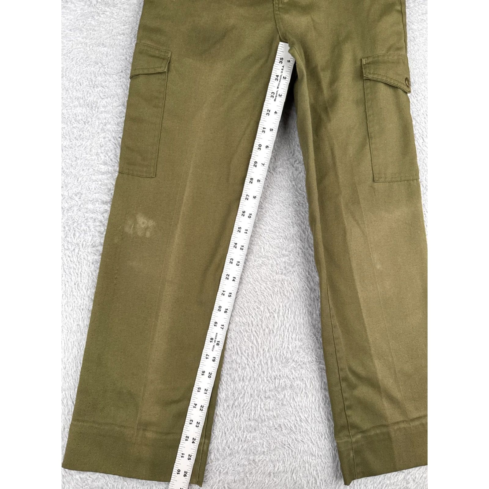 Vintage VINTAGE Boy Scouts Pants Boy Scouts of America Twill Cotton Green 27x27 Adult Mens Green Vintage Scout Pants 27x27 Size US 40 / EU 56 - 7 Thumbnail