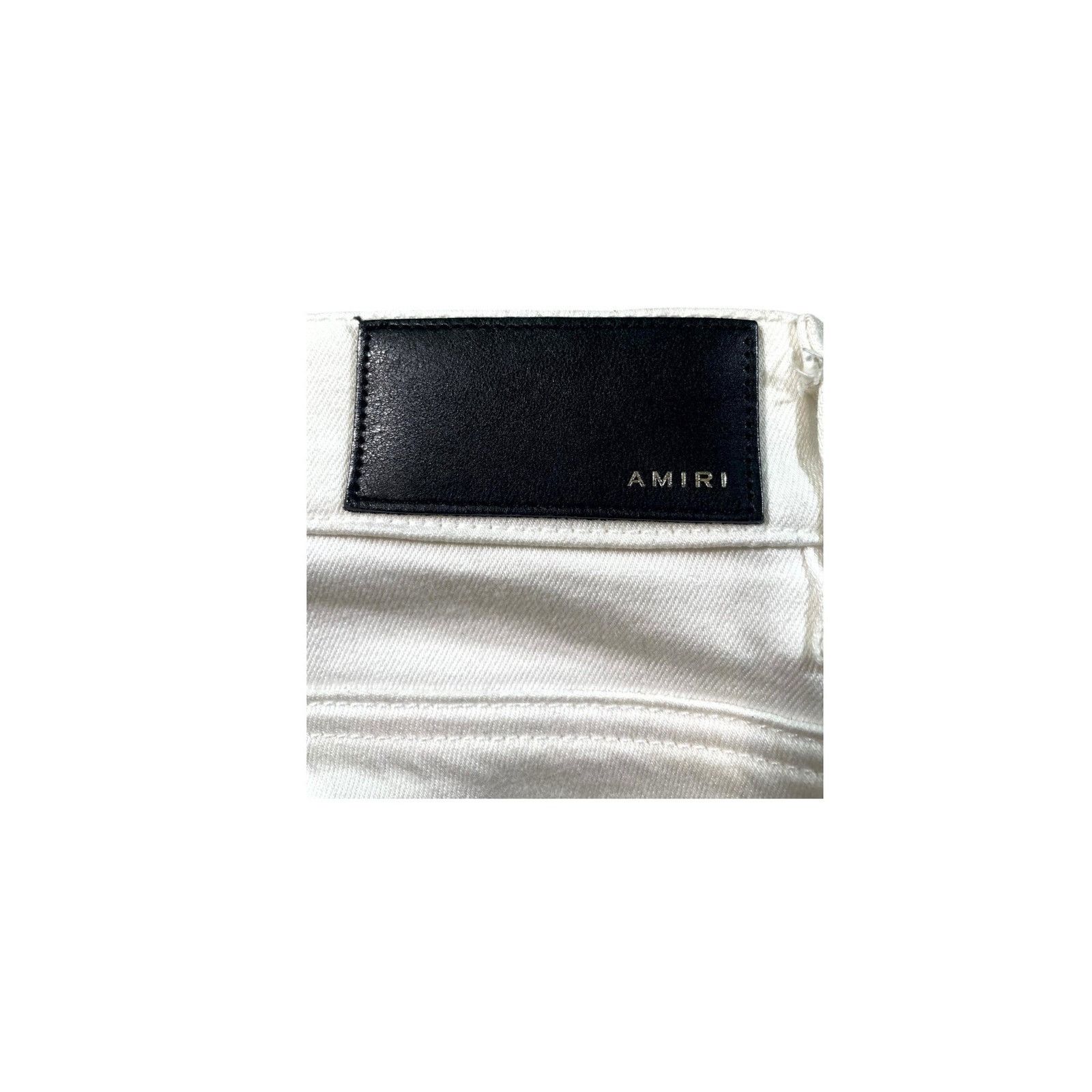 Amiri Amiri "MX1 Patch" White Jeans Size US 38 / EU 54 - 4 Thumbnail