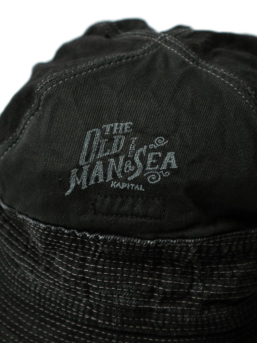 Kapital Kapital 11.5oz Black Denim The Old Man and the Sea HAT Size ONE SIZE - 3 Thumbnail