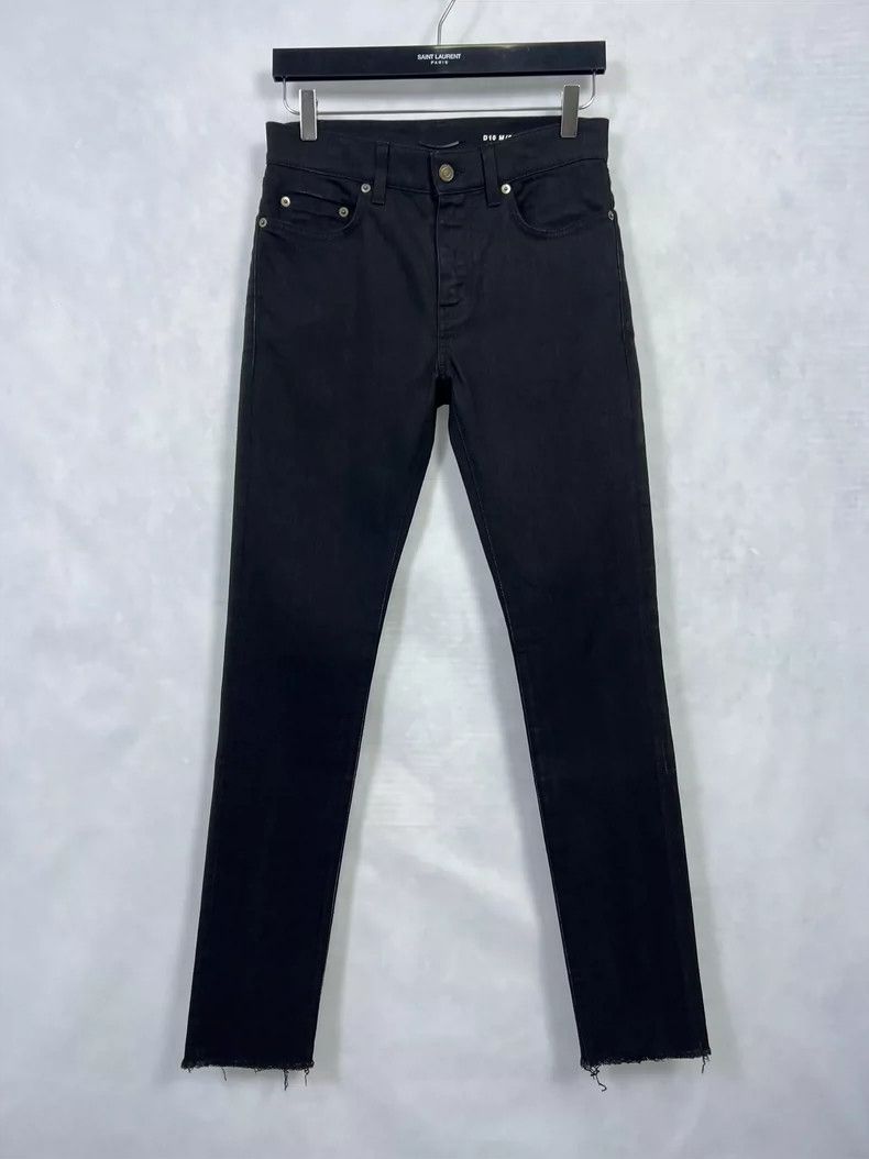 Saint Laurent Paris Saint Laurent 16fwD10 Basic Fringed Raw Jeans 2504-Nextarro Size US 28 / EU 44 - 1 Thumbnail