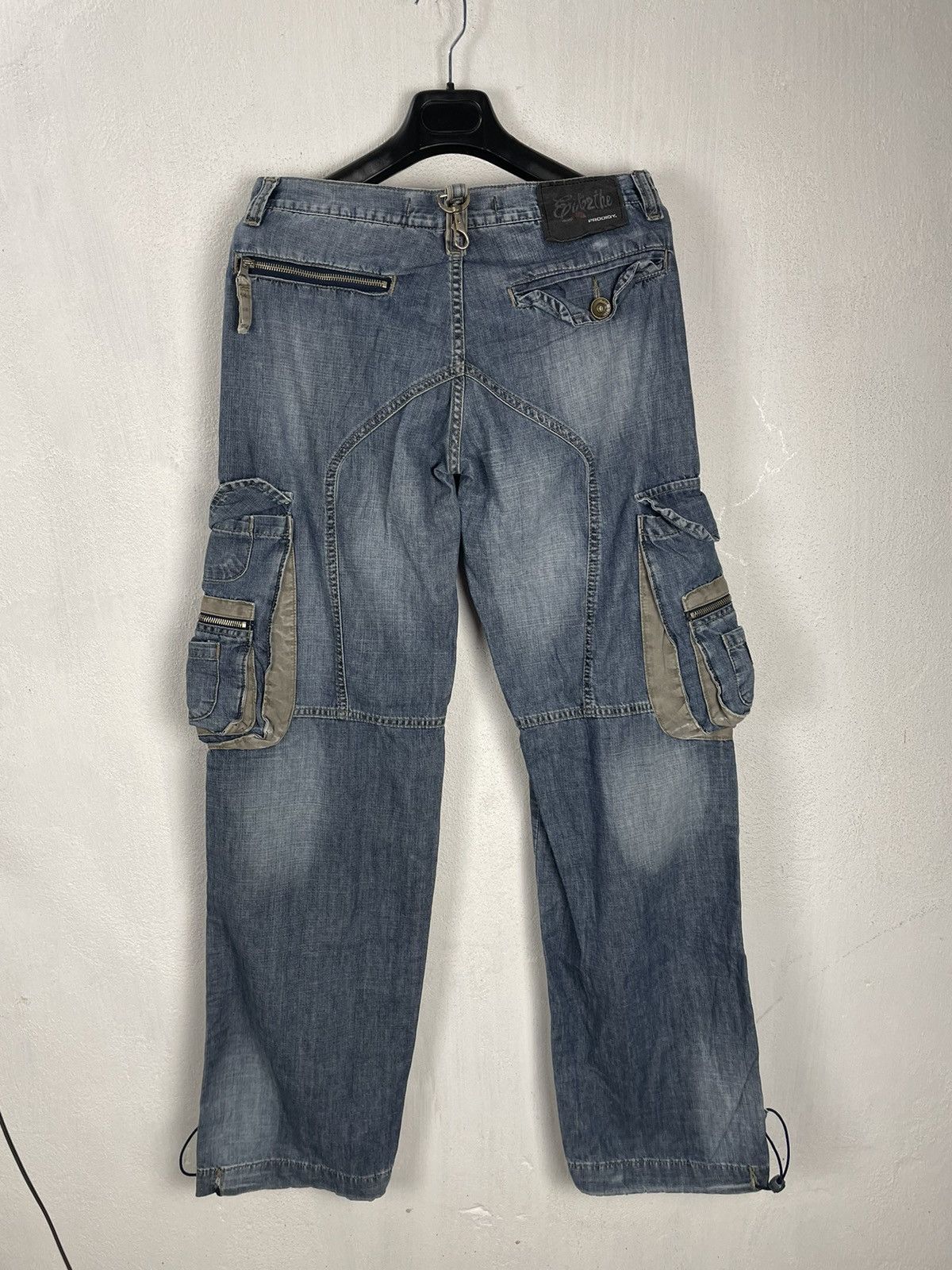 Japanese Brand × Vintage Crazy Prodigy Trapper jeans Y2K Avant-Garde Size US 32 / EU 48 - 6 Thumbnail