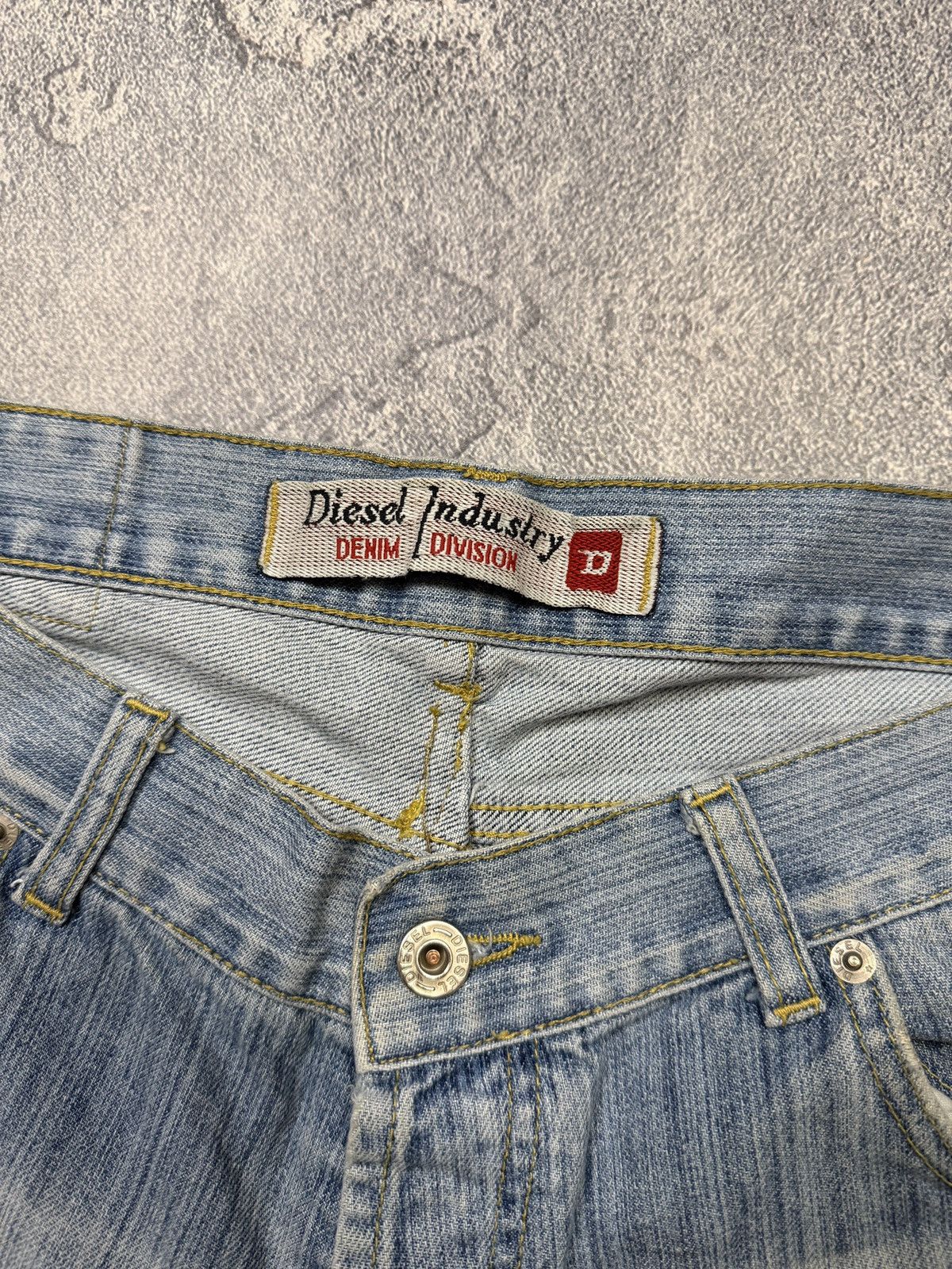 Diesel Y2K Flare Opium LGB Style Diesel Distressed Denim Jeans Size US 32 / EU 48 - 12 Thumbnail