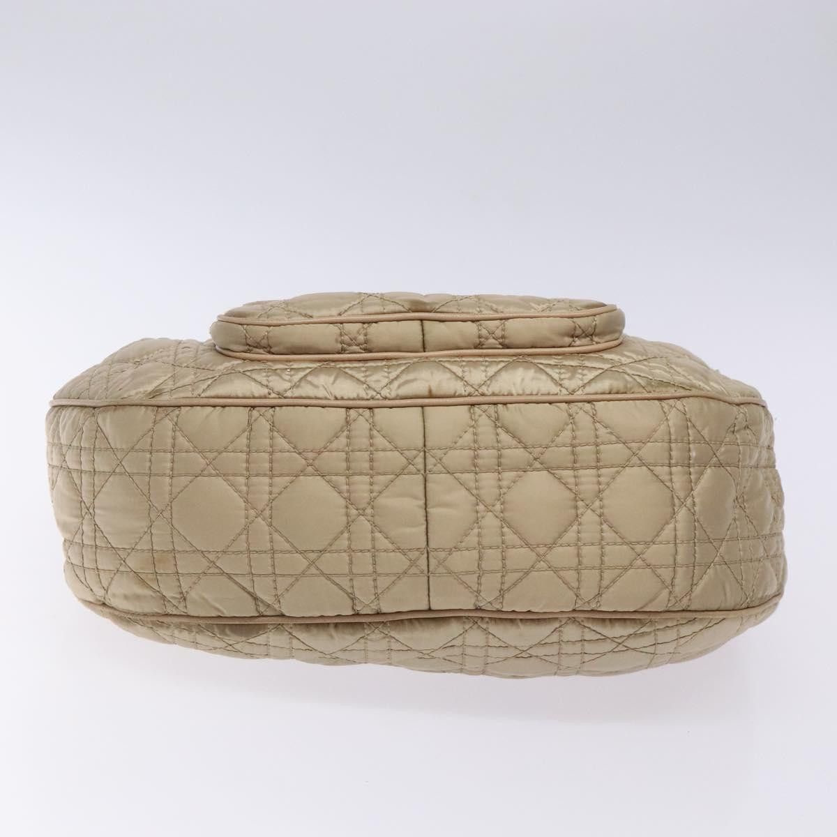 Dior DIOR Canage Hand Bag Nylon Beige Gold Size ONE SIZE - 9 Thumbnail