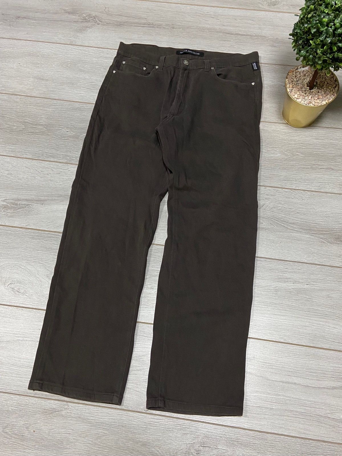 Versace Jeans Couture Versace Jeans Couture vintage pants made in Italy Size US 36 / EU 52 - 2 Thumbnail