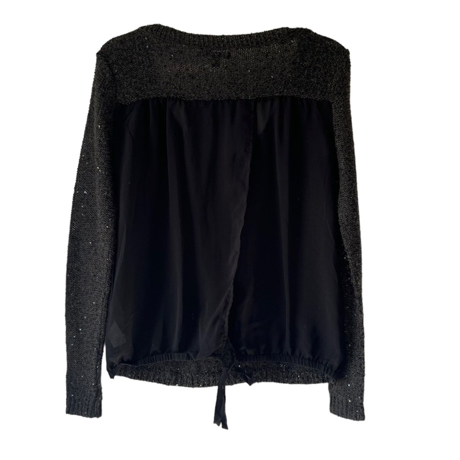 American Eagle Outfitters American Eagle Outfitters sweater sheer wrap back blouse Size S / US 4 / IT 40 - 2 Thumbnail