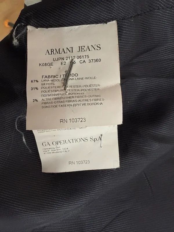 Armani Armani Jeans Cappotto Lana Grigio Donna 48 - L Size L / US 10 / IT 46 - 9 Thumbnail