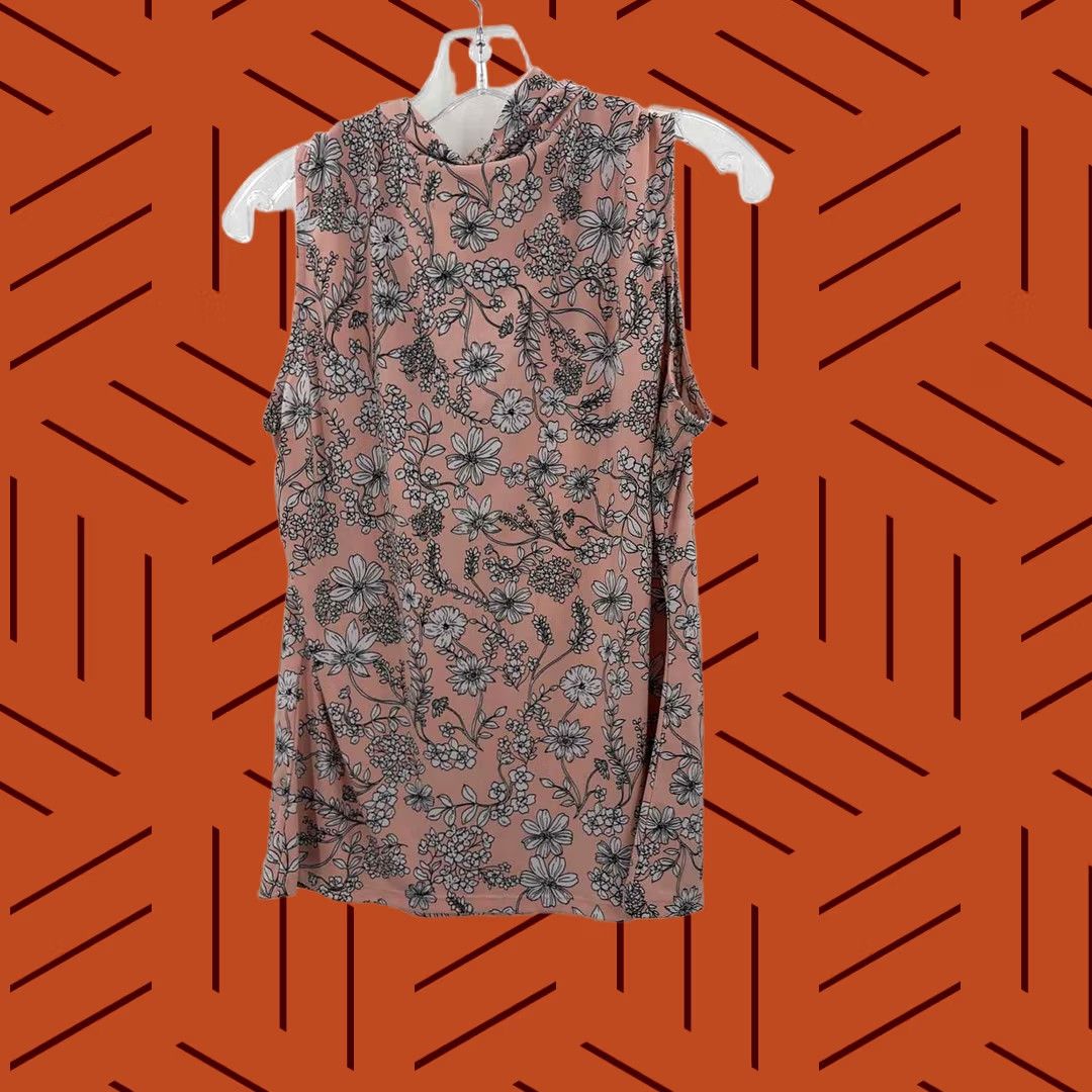 Calvin Klein Calvin Klein Pink Medium Floral Tank Top Size M / US 6-8 / IT 42-44 - 1 Thumbnail