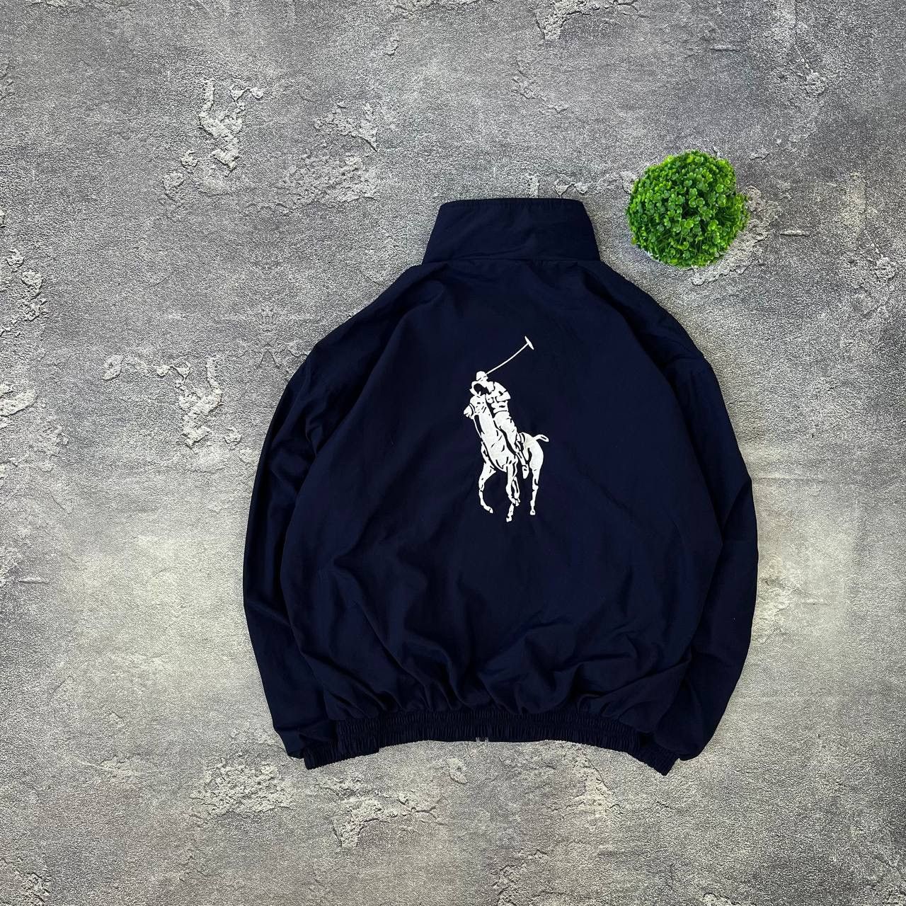 Vintage Vintage Polo Ralph Lauren Sport Big Logo Pony Jacket Bomber Size US M / EU 48-50 / 2 - 1 Thumbnail