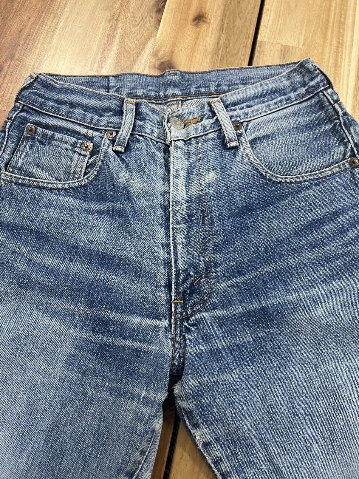Levi's Vintage 90’s Levis 502XX Big E Jeans Denim Size US 28 / EU 44 - 4 Thumbnail