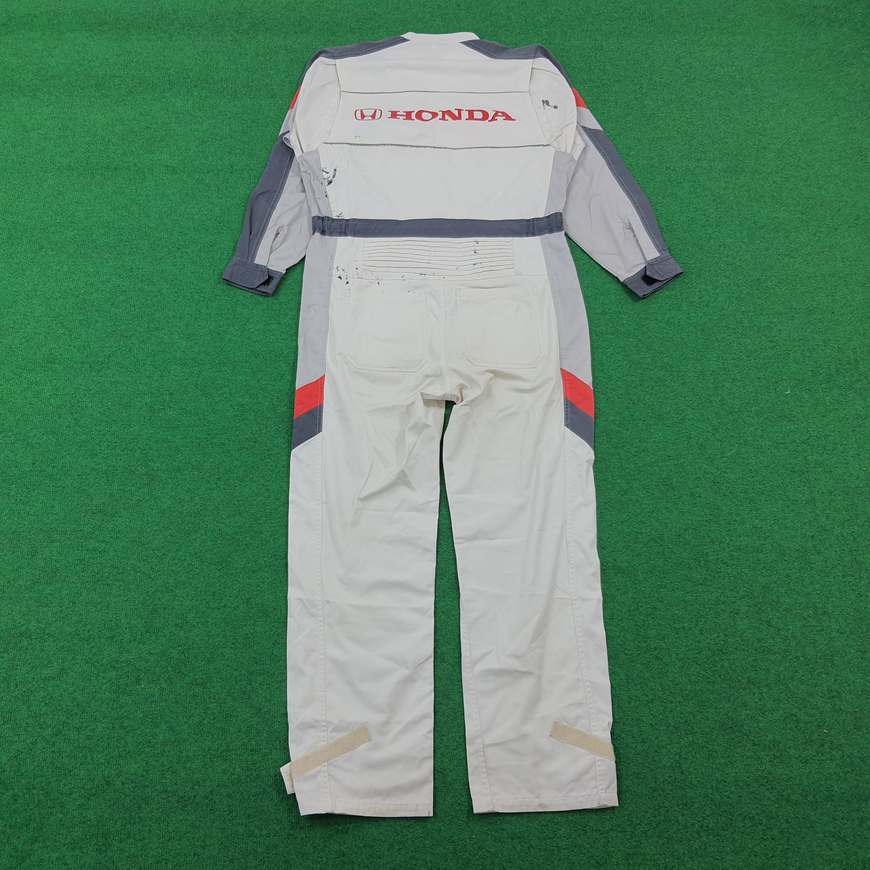 Japanese Brand × Vintage Vintage HONDA Racing Team Japan Motorsports Coverall Size US M / EU 48-50 / 2 - 2 Thumbnail