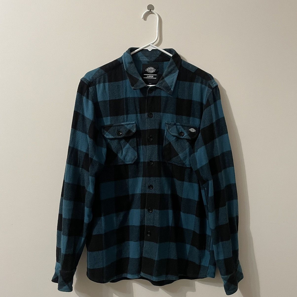 Dickies × Flannel Dickies Buffalo Flannel Plaid Shirt Work Heritage M-L Size US L / EU 52-54 / 3 - 1 Thumbnail