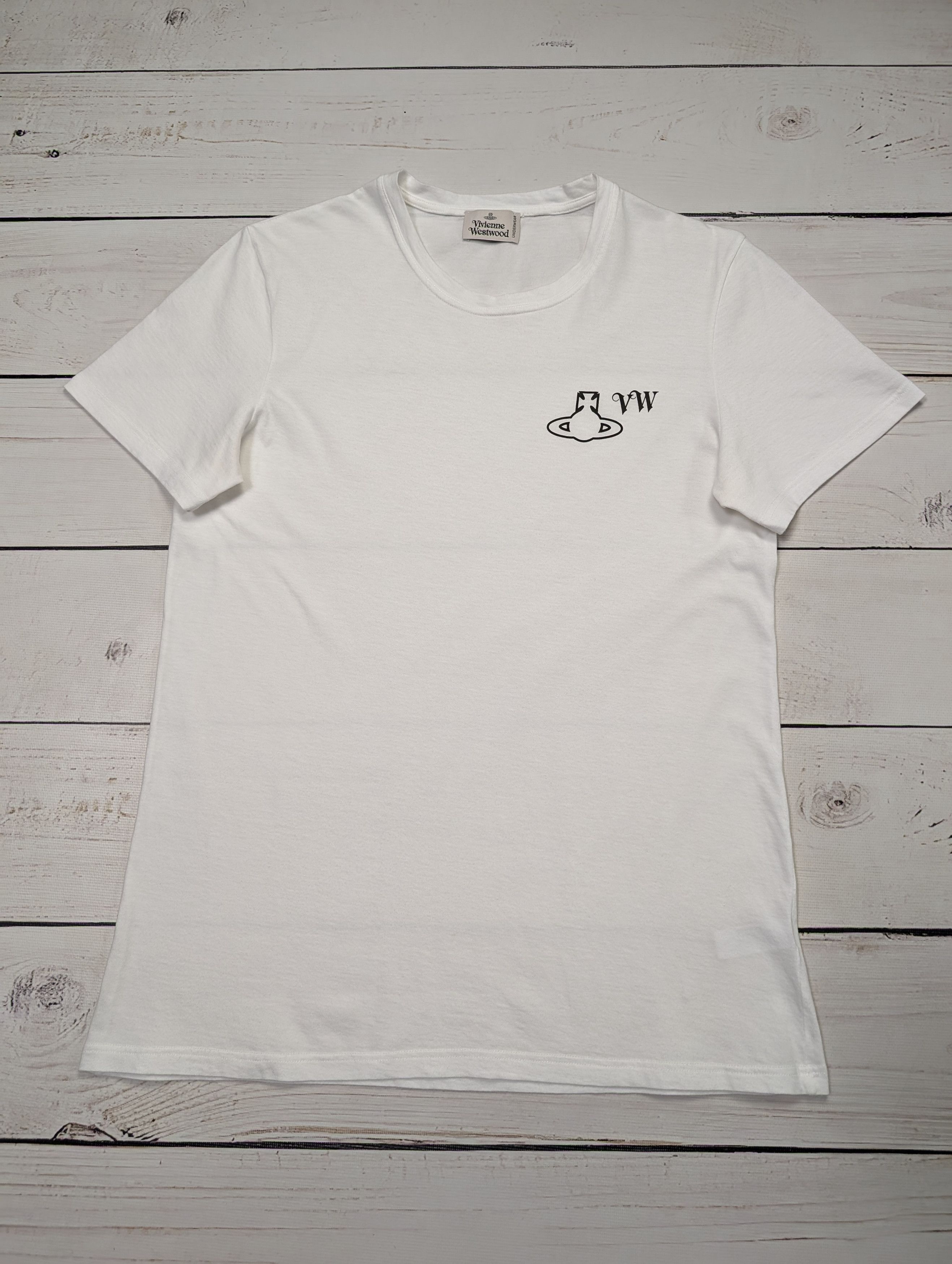 Vivienne Westwood Vivienne Westwood Underwear Logo T-Shirt White Size US M / EU 48-50 / 2 - 1 Thumbnail