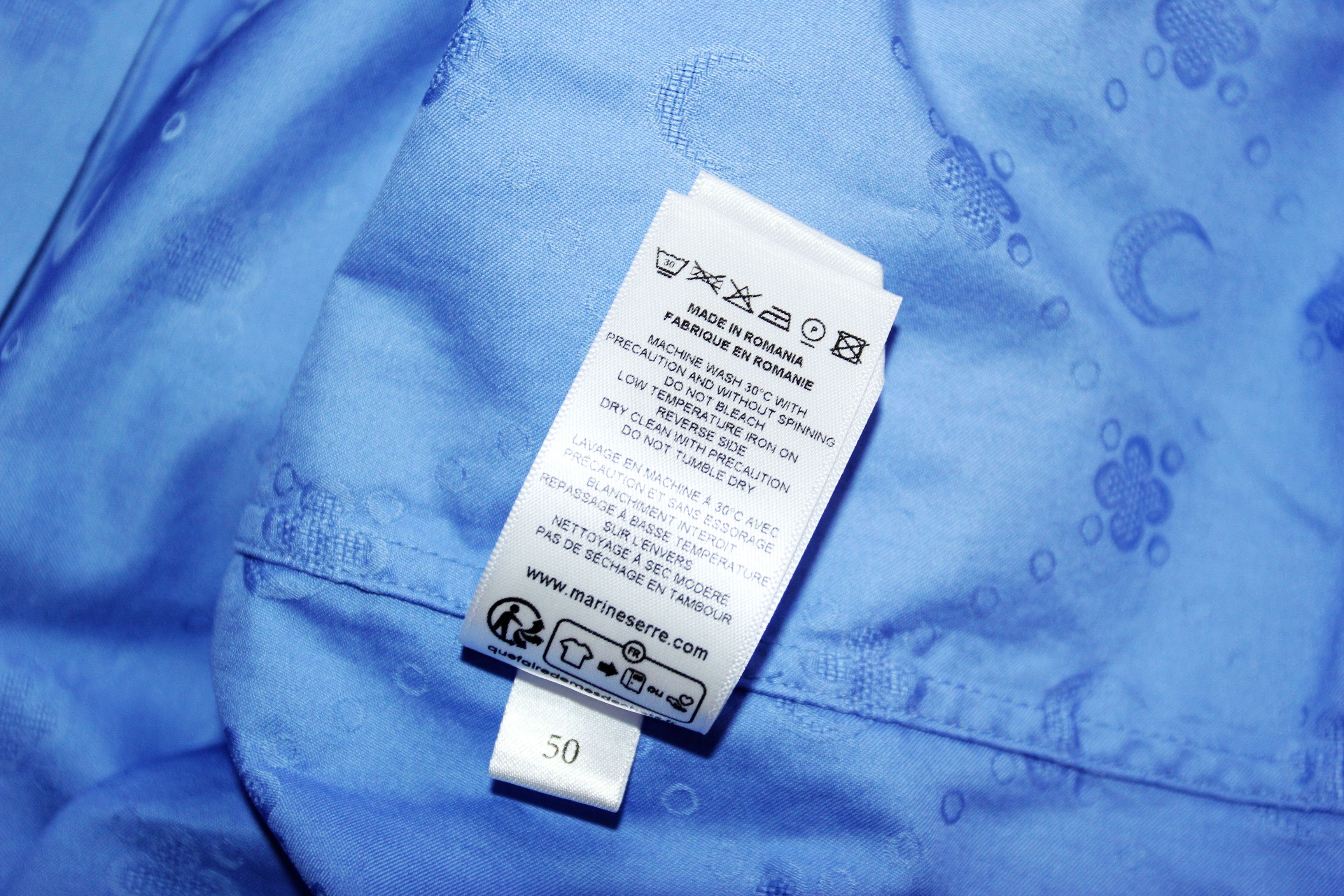 Marine Serre BNWT AW25 MARINE SERRE MOONOGRAM JACQUARD SHIRT 50 Size US M / EU 48-50 / 2 - 10 Thumbnail