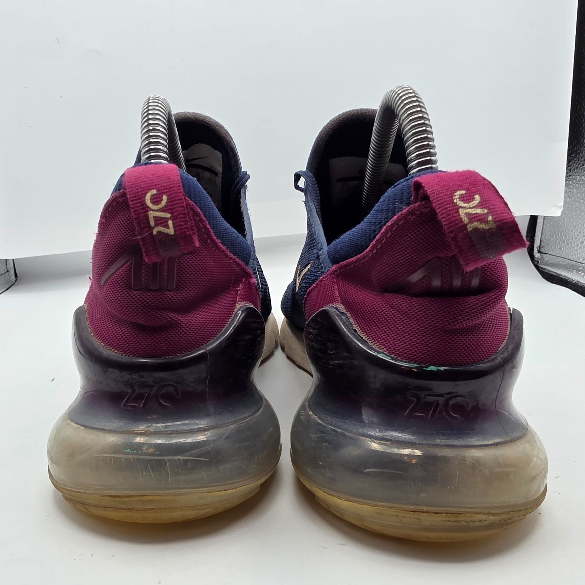 Nike Nike Air Max 270 Womens Size 7.5 Blue Void Purple Athletic S Size US 7.5 / IT 37.5 - 5 Thumbnail